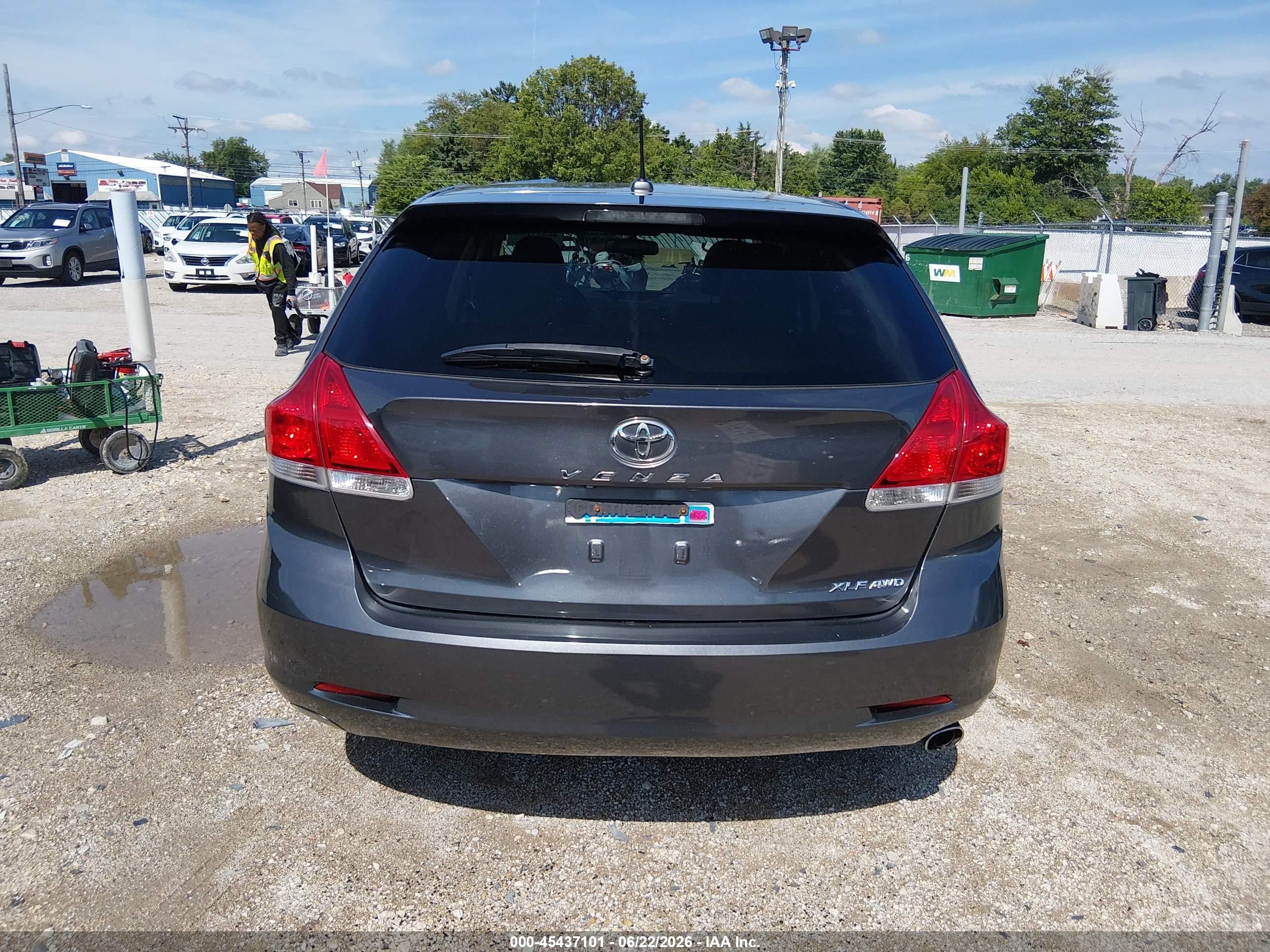 2012 Toyota Venza Xle Gray vin: 4T3BA3BB3CU031300