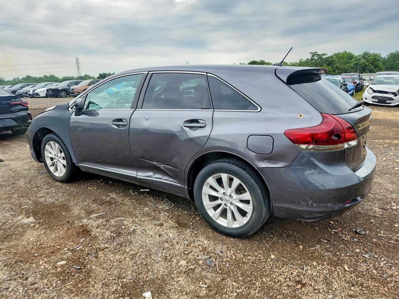 2013 Toyota Venza Le Серый vin: 4T3BA3BB3DU044680