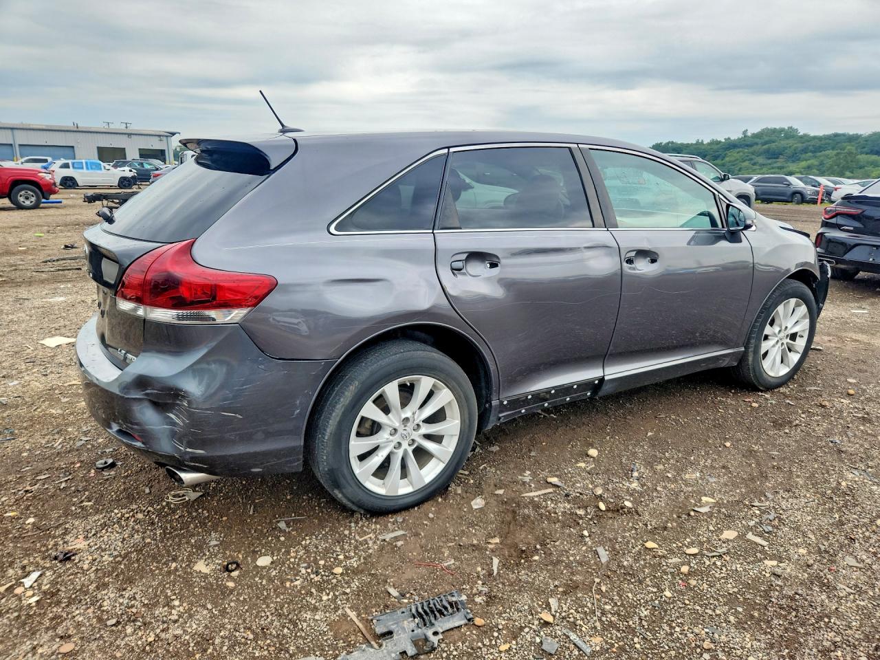 2013 Toyota Venza Le Серый vin: 4T3BA3BB3DU044680