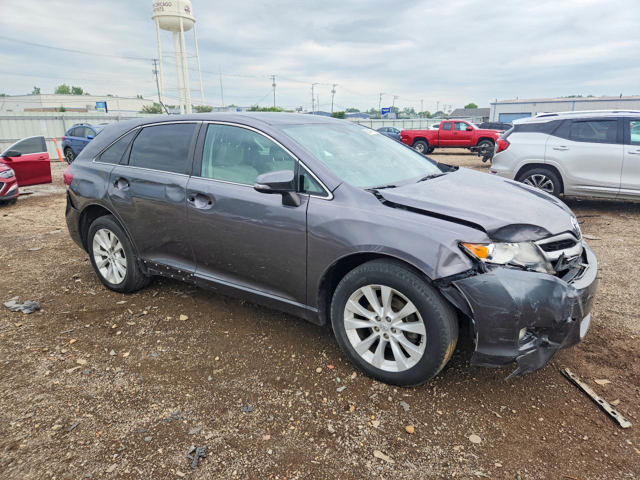 2013 Toyota Venza Le Серый vin: 4T3BA3BB3DU044680
