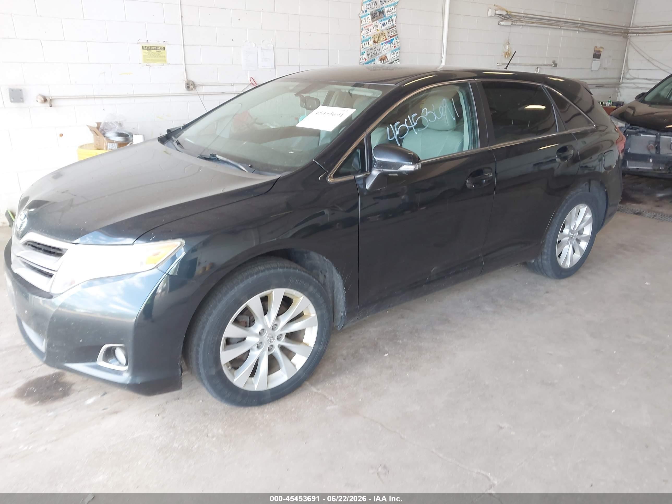 2013 Toyota Venza Le Black vin: 4T3BA3BB3DU048969