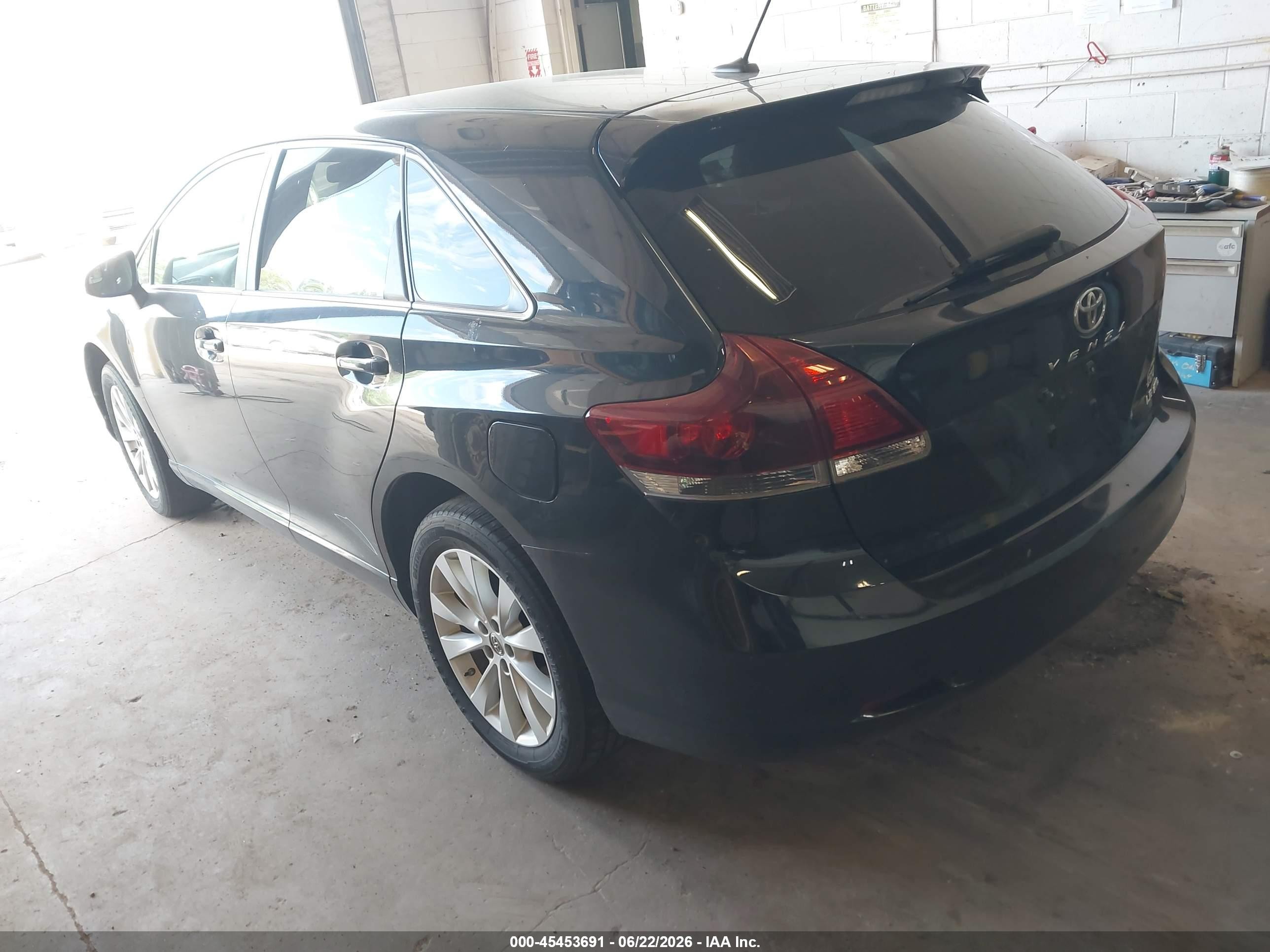 2013 Toyota Venza Le Black vin: 4T3BA3BB3DU048969