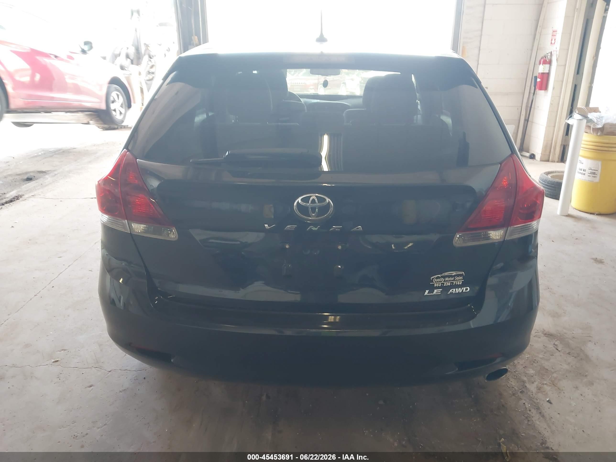 2013 Toyota Venza Le Black vin: 4T3BA3BB3DU048969