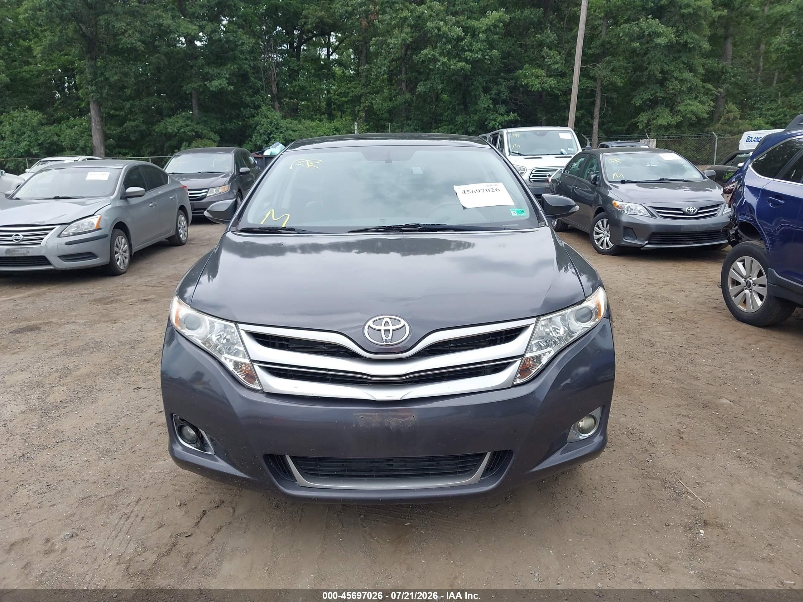 2015 Toyota Venza Xle Gray vin: 4T3BA3BB3FU070554