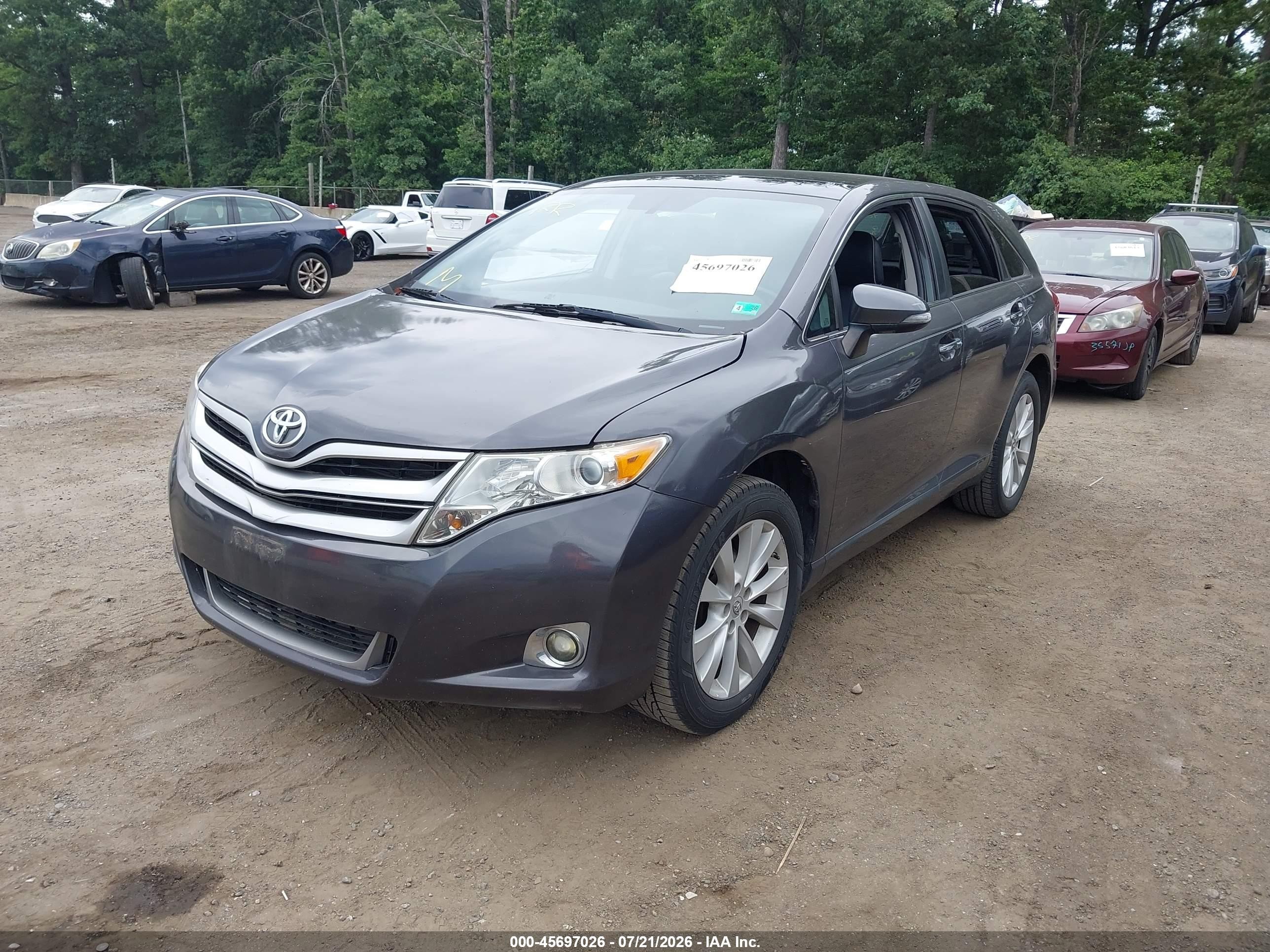 2015 Toyota Venza Xle Gray vin: 4T3BA3BB3FU070554