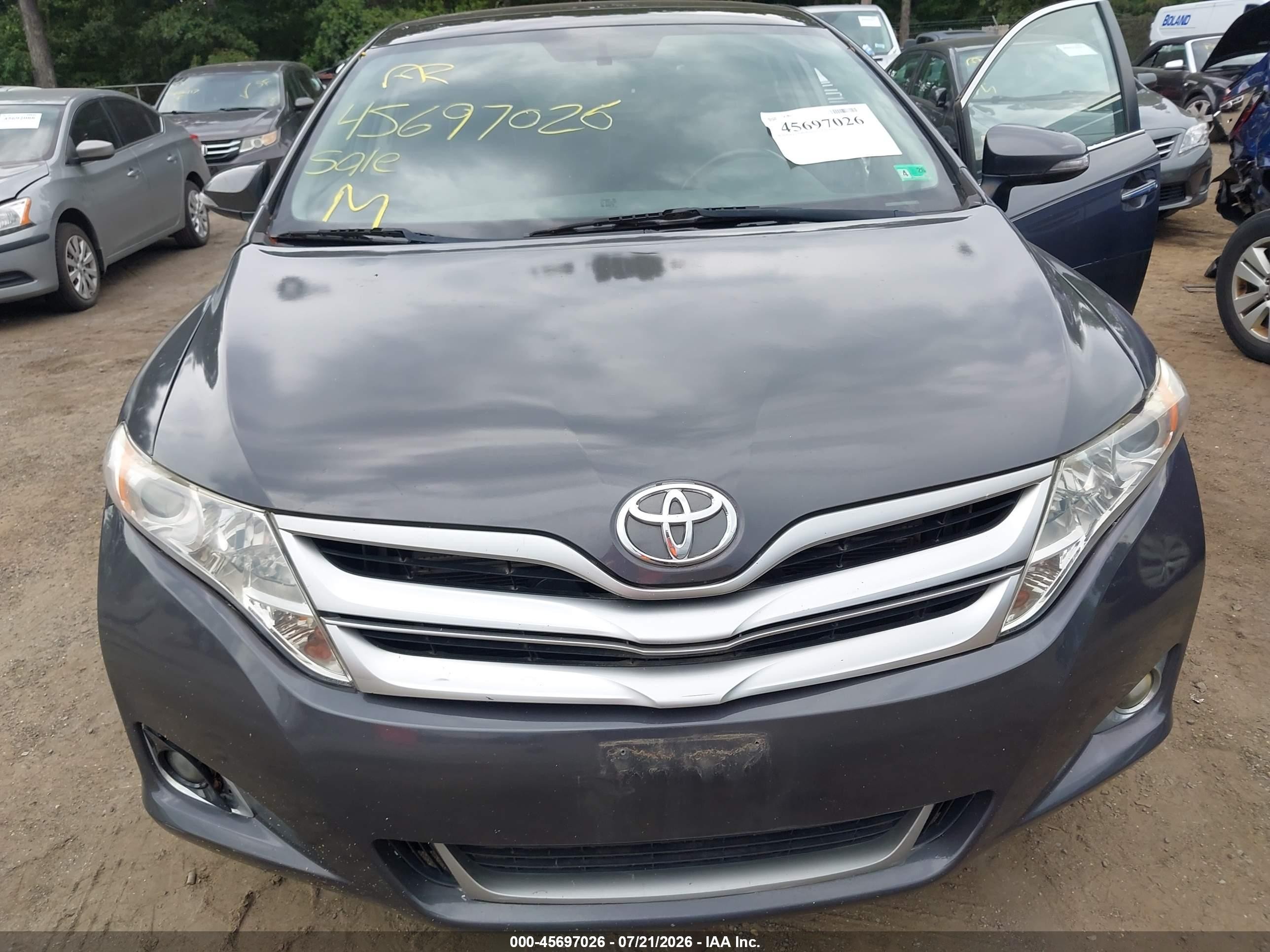 2015 Toyota Venza Xle Gray vin: 4T3BA3BB3FU070554