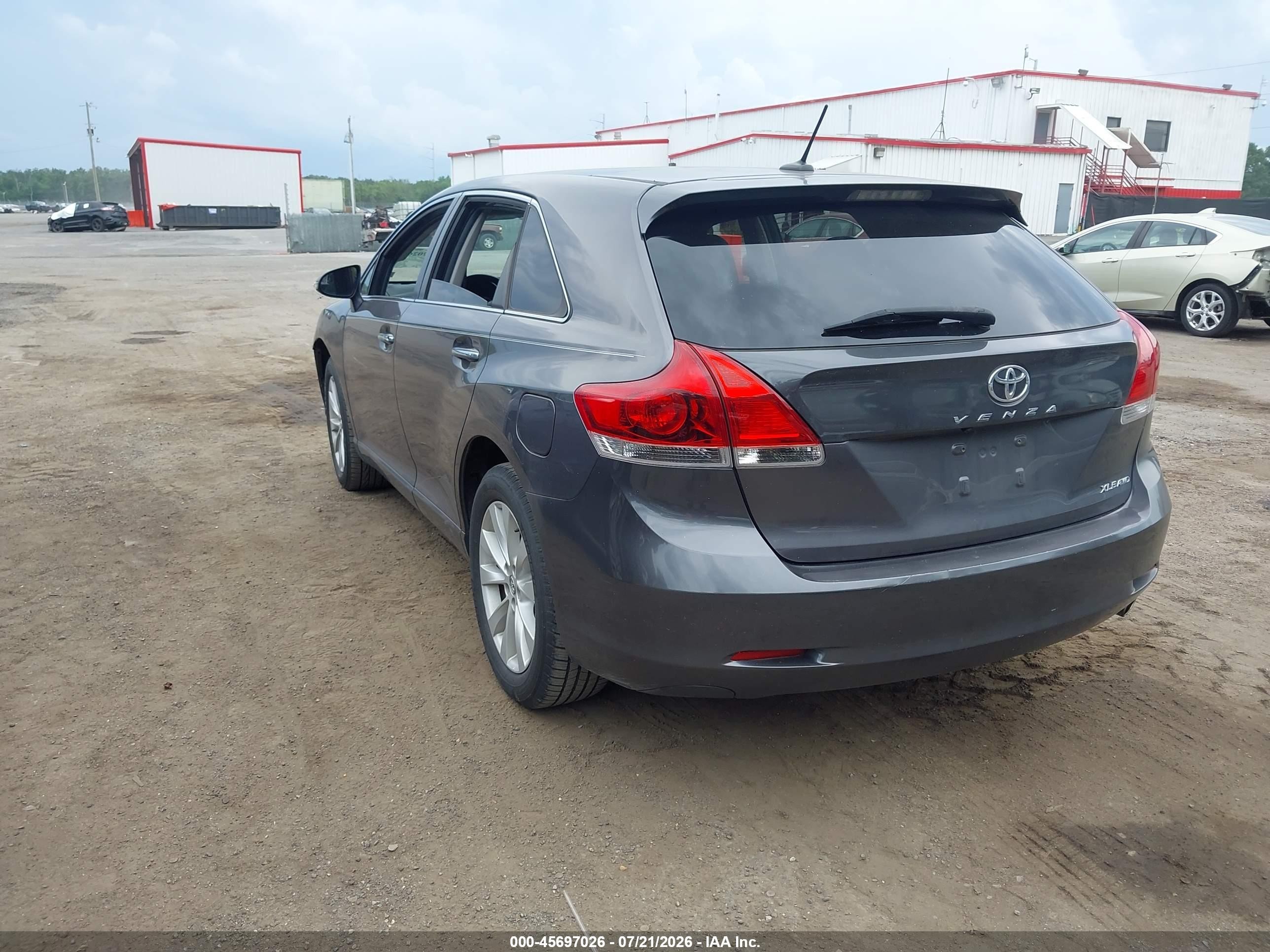 2015 Toyota Venza Xle Gray vin: 4T3BA3BB3FU070554