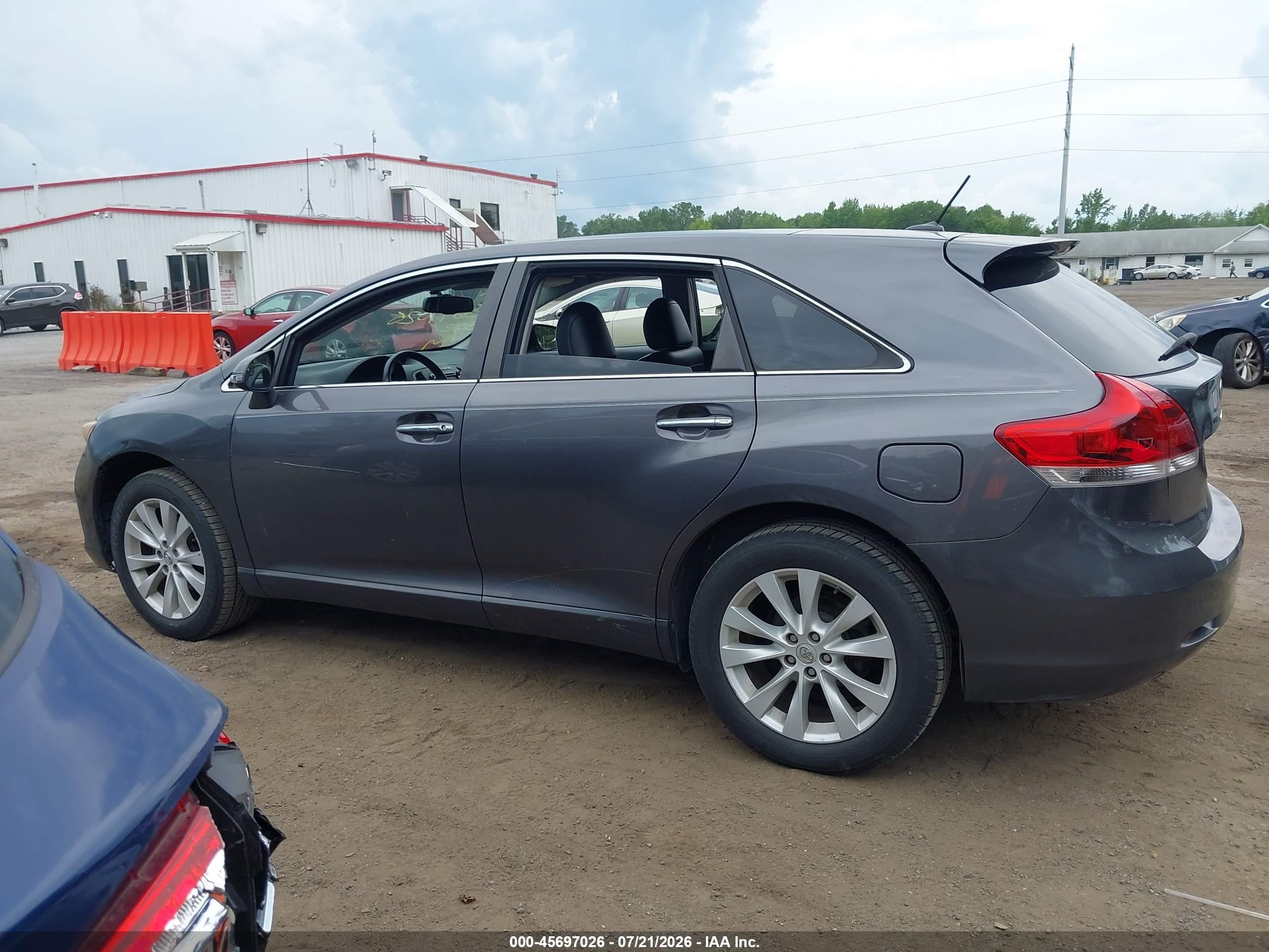 2015 Toyota Venza Xle Gray vin: 4T3BA3BB3FU070554