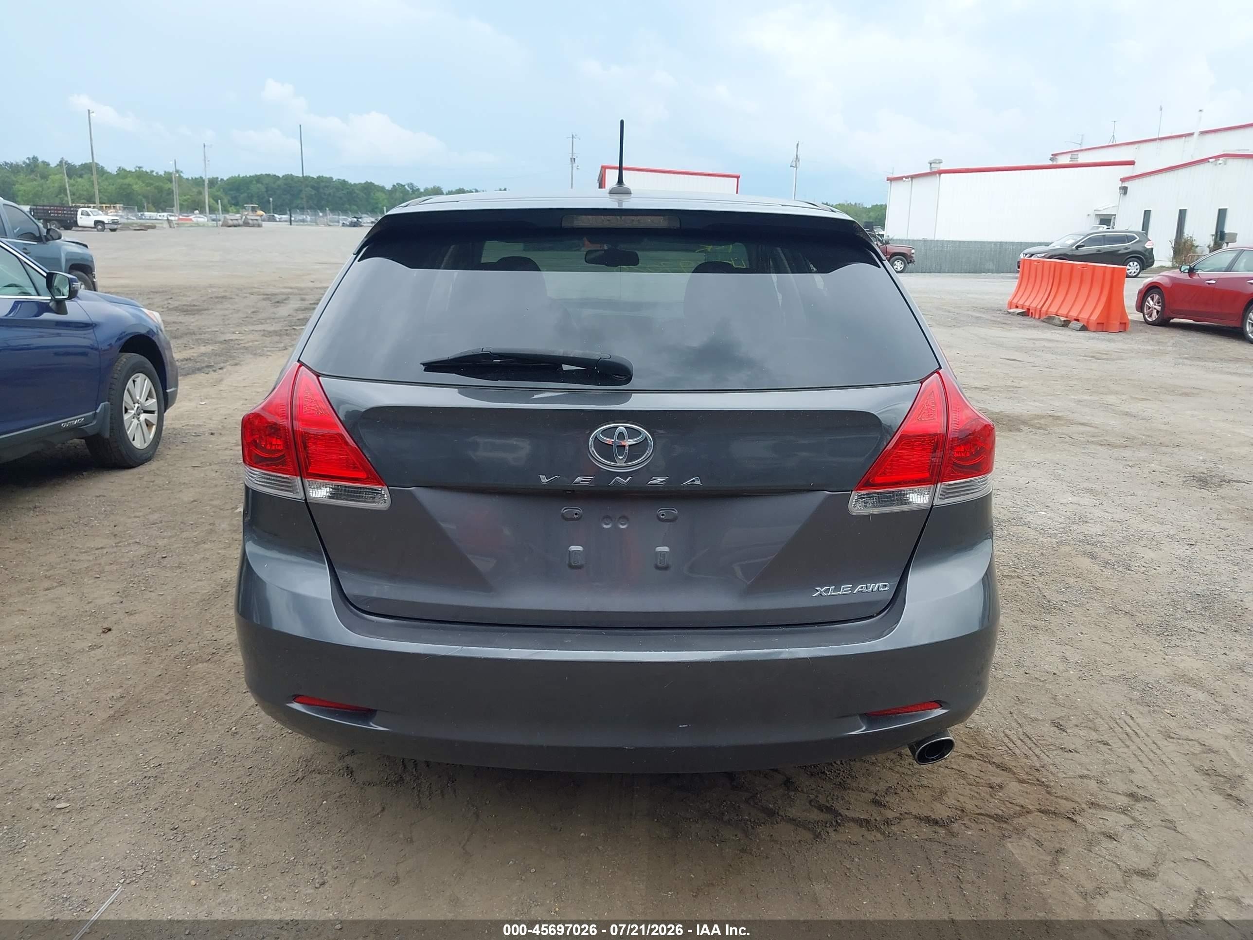 2015 Toyota Venza Xle Gray vin: 4T3BA3BB3FU070554