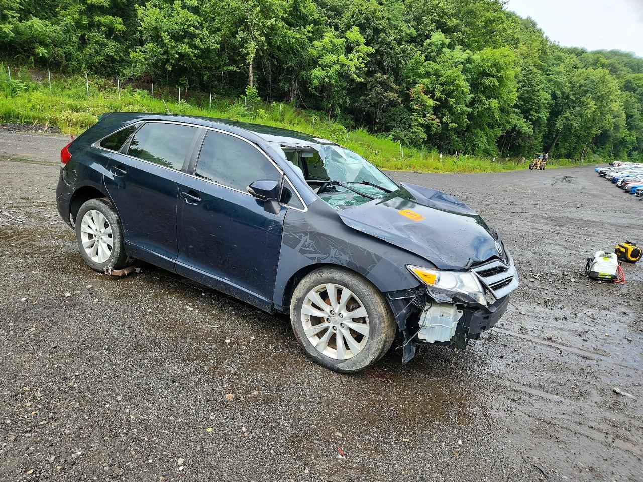 2015 Toyota Venza Le Синий vin: 4T3BA3BB3FU072577
