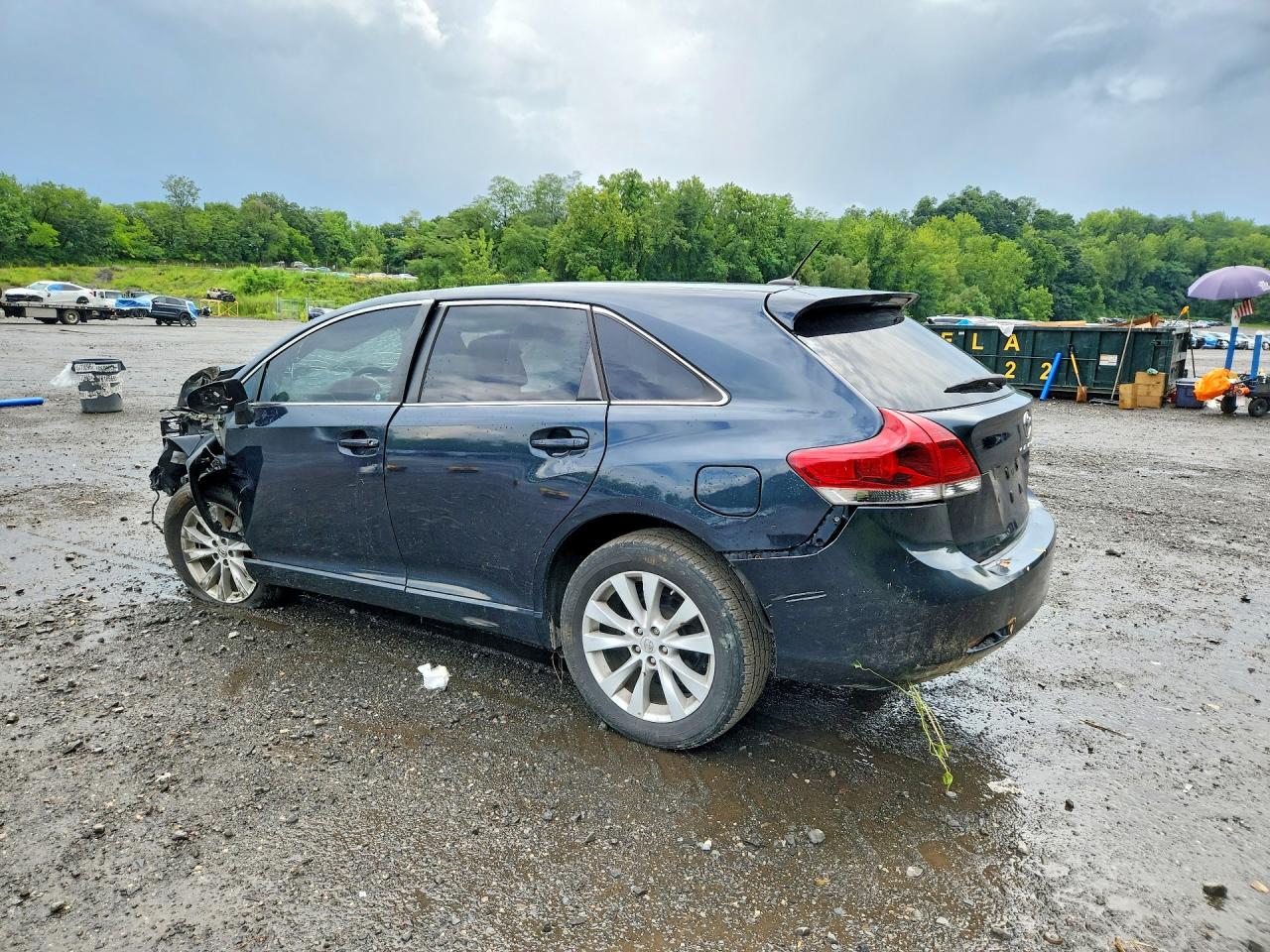2015 Toyota Venza Le Синий vin: 4T3BA3BB3FU072577