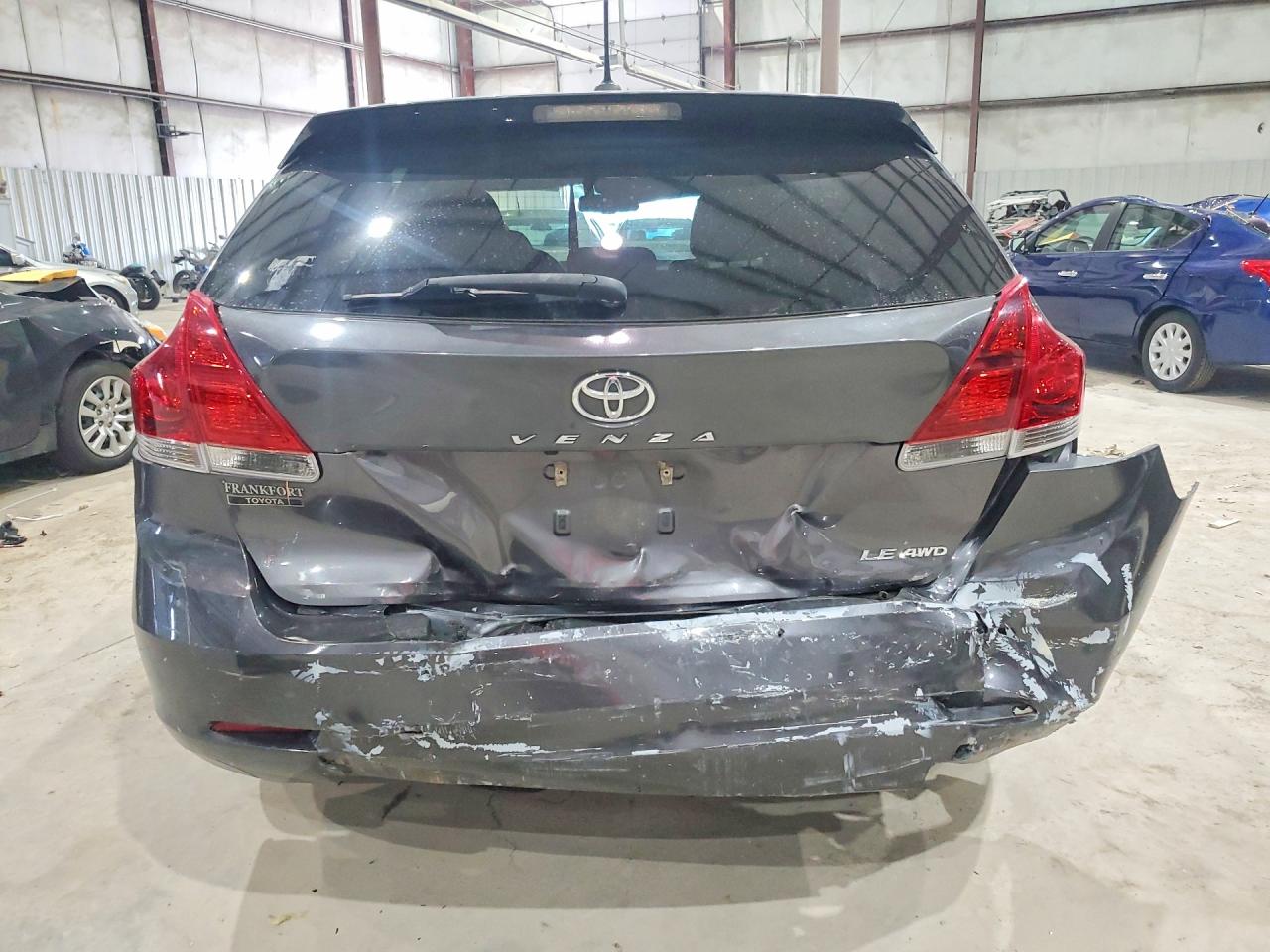 2015 Toyota Venza Le Серый vin: 4T3BA3BB3FU073079