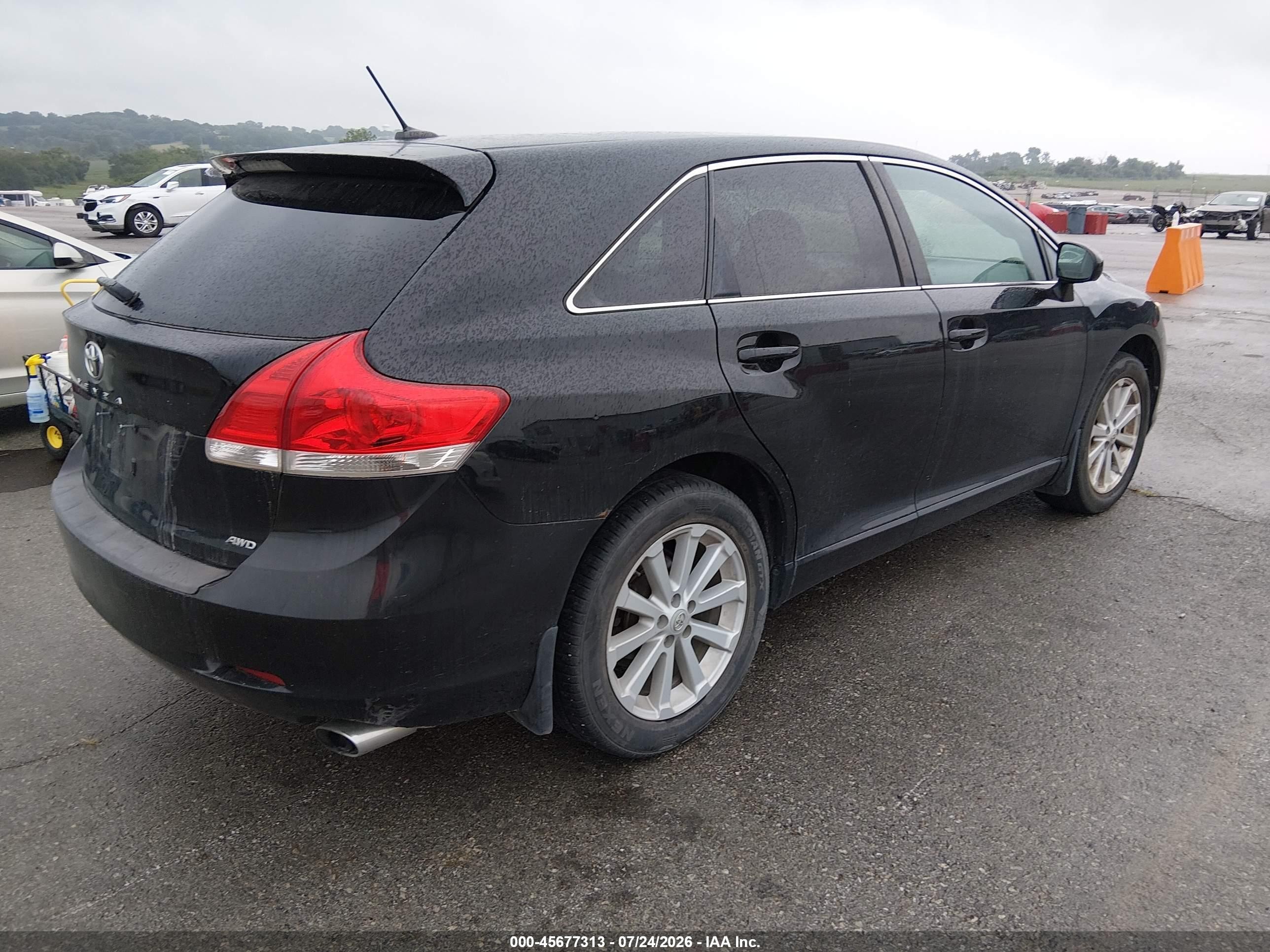 2010 Toyota Venza   Black vin: 4T3BA3BB4AU010792