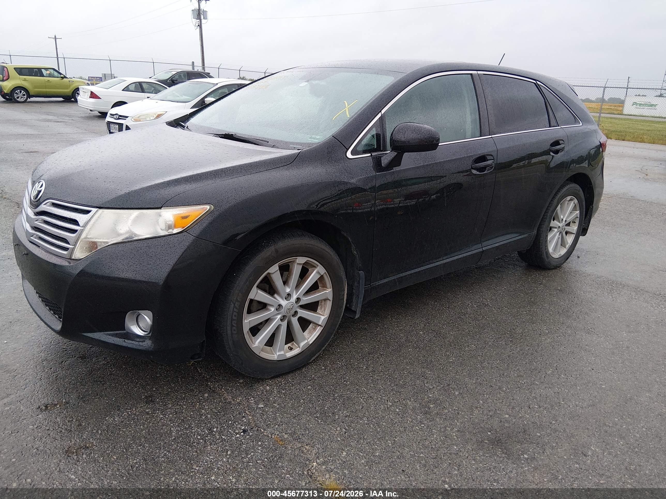 2010 Toyota Venza   Black vin: 4T3BA3BB4AU010792