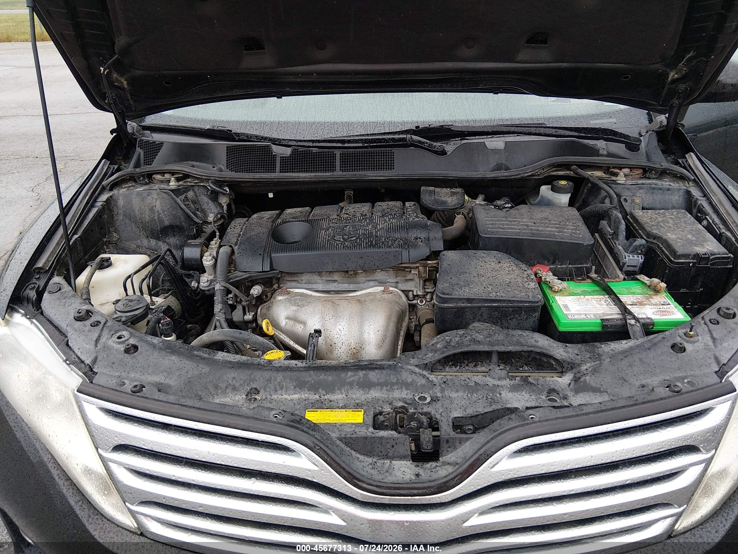 2010 Toyota Venza   Black vin: 4T3BA3BB4AU010792