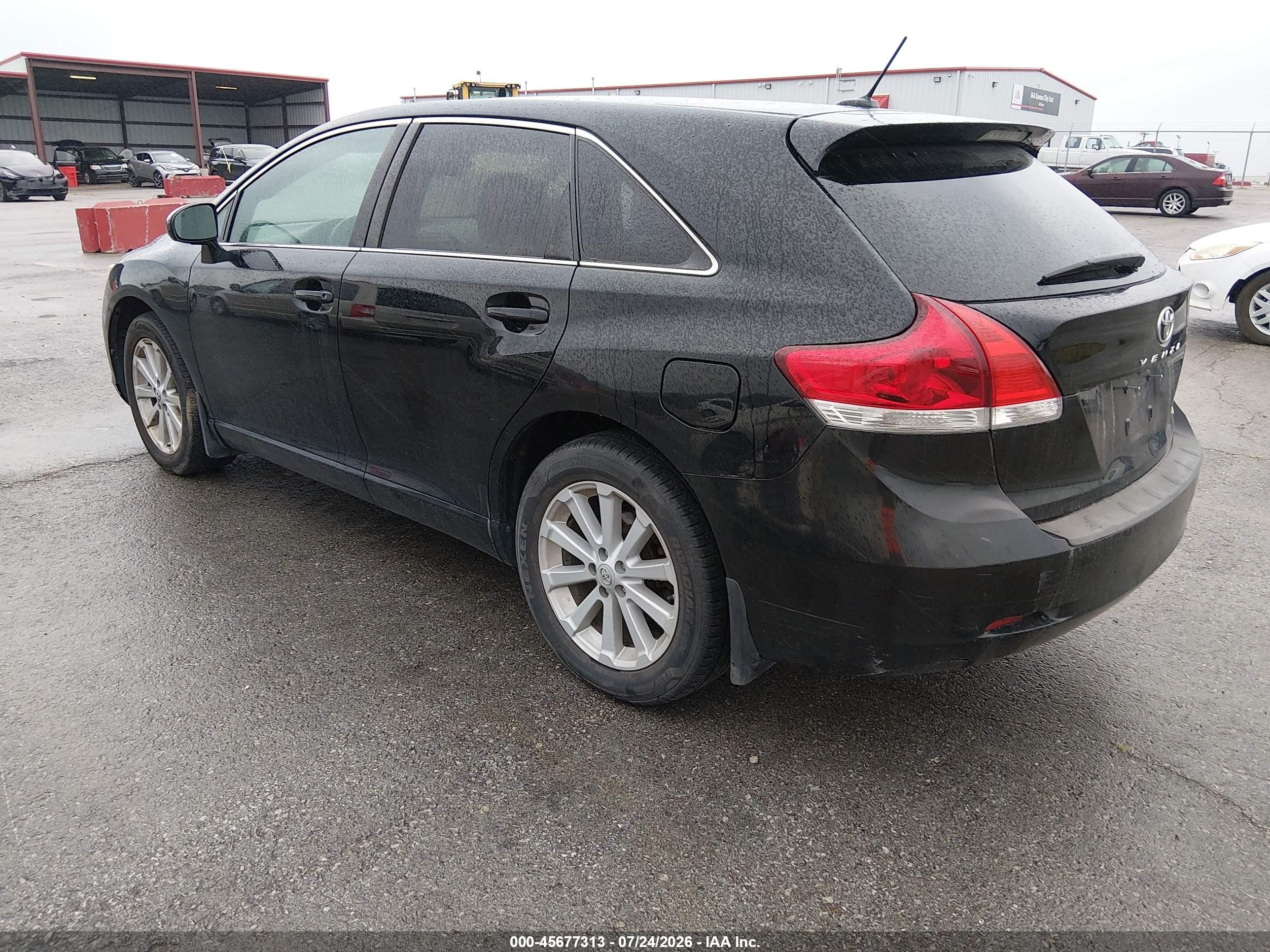 2010 Toyota Venza   Black vin: 4T3BA3BB4AU010792