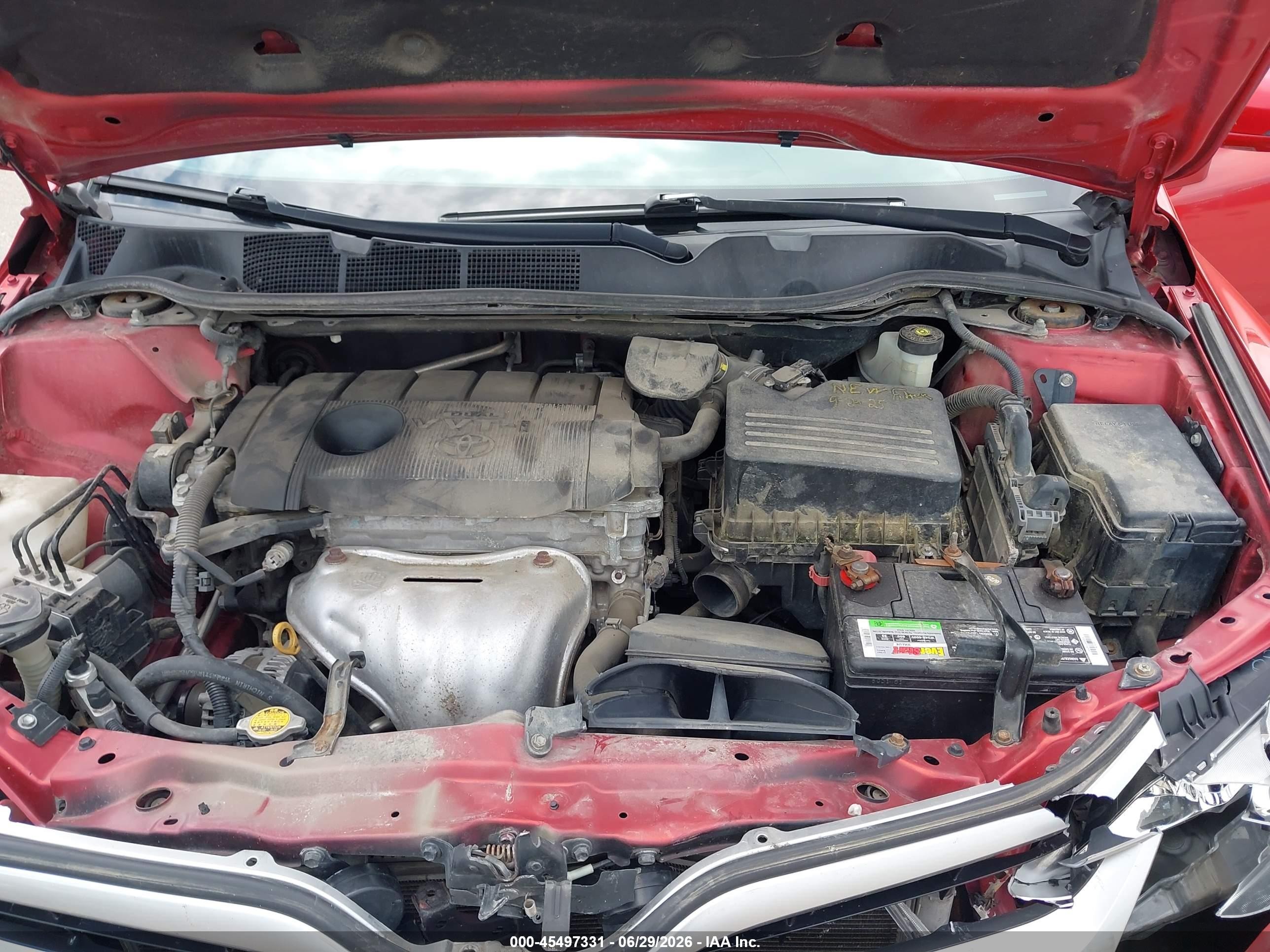 2013 Toyota Venza Le Red vin: 4T3BA3BB4DU034935