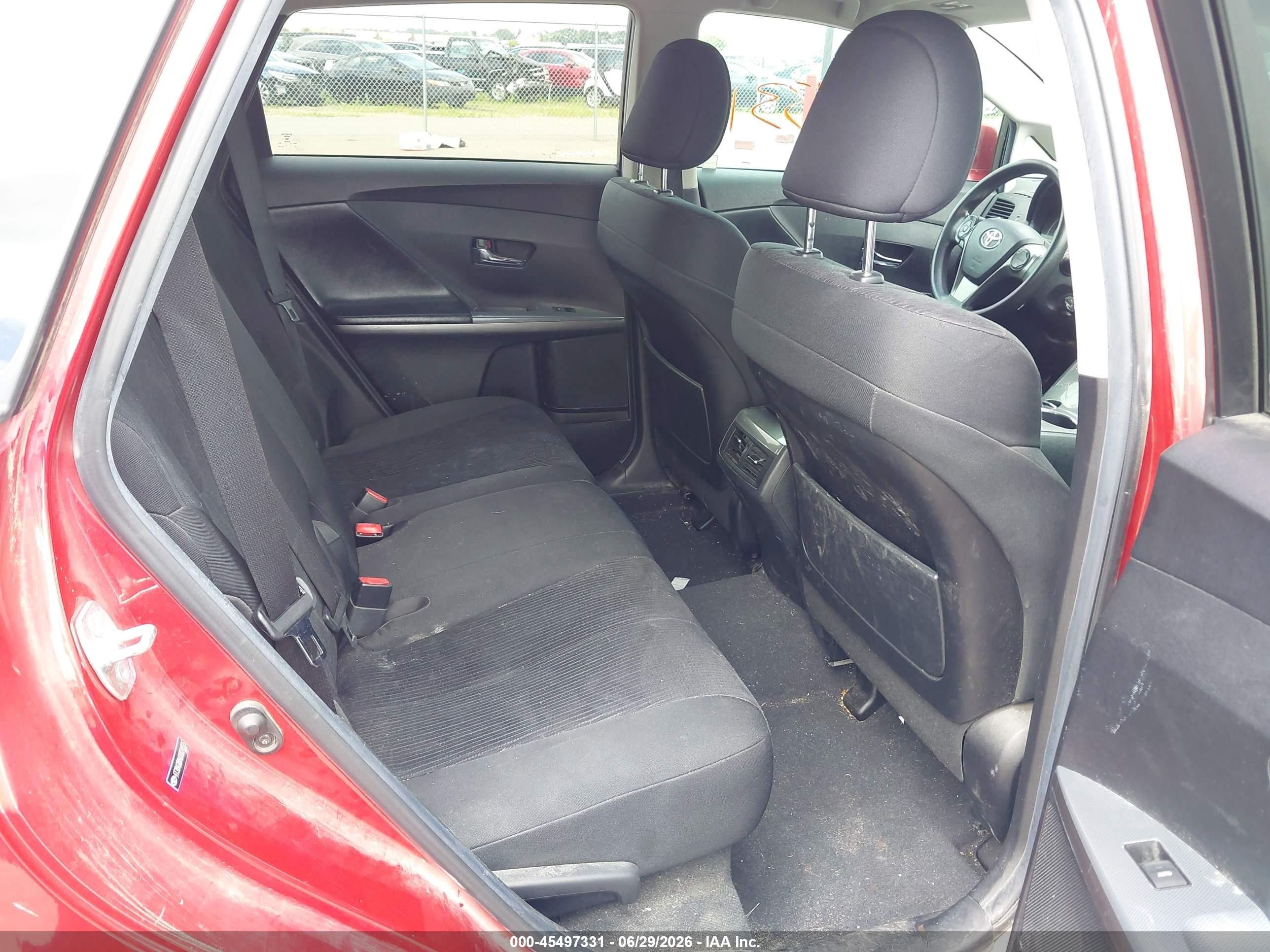 2013 Toyota Venza Le Red vin: 4T3BA3BB4DU034935
