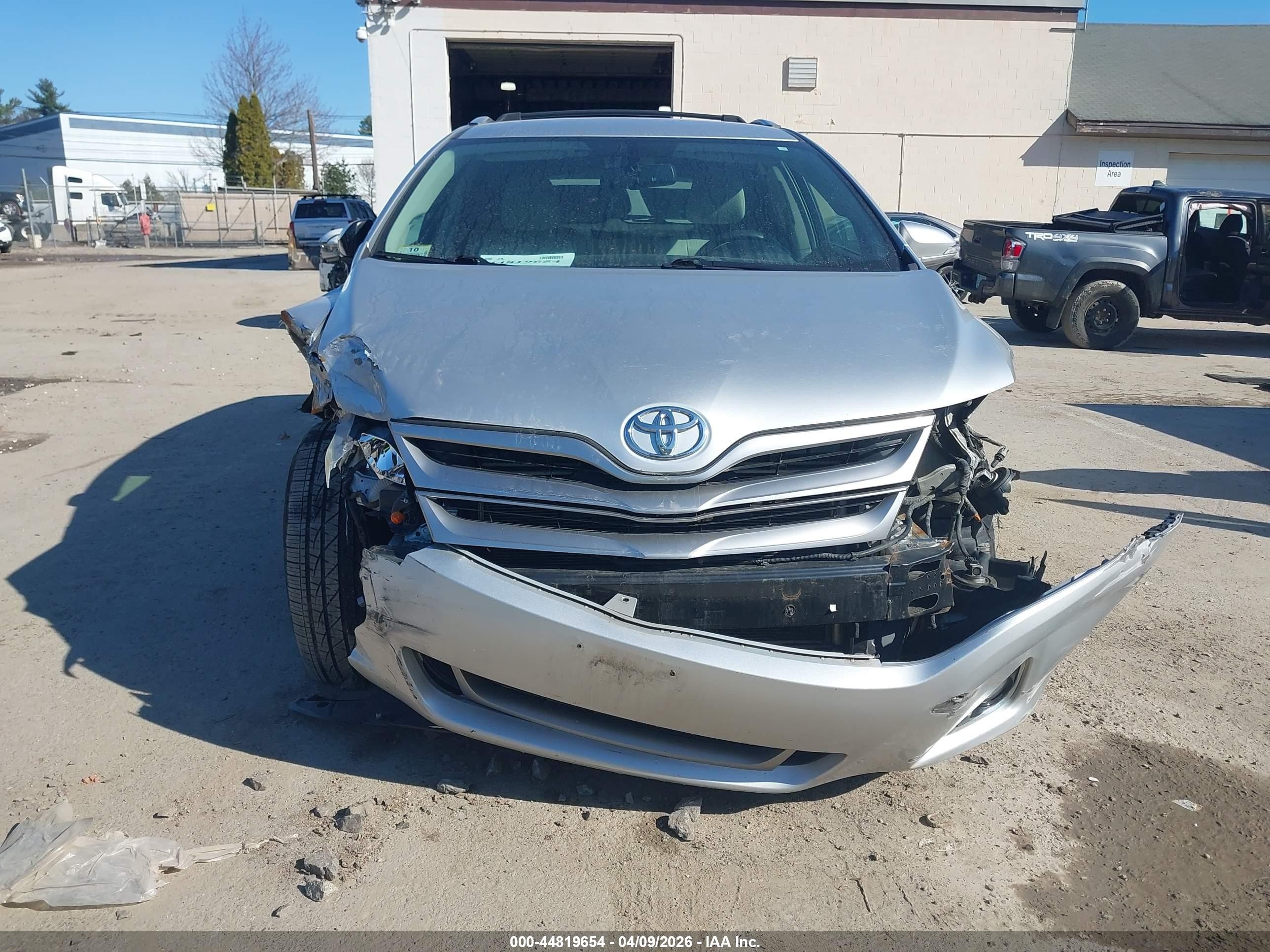2013 Toyota Venza Le Silver vin: 4T3BA3BB4DU035776