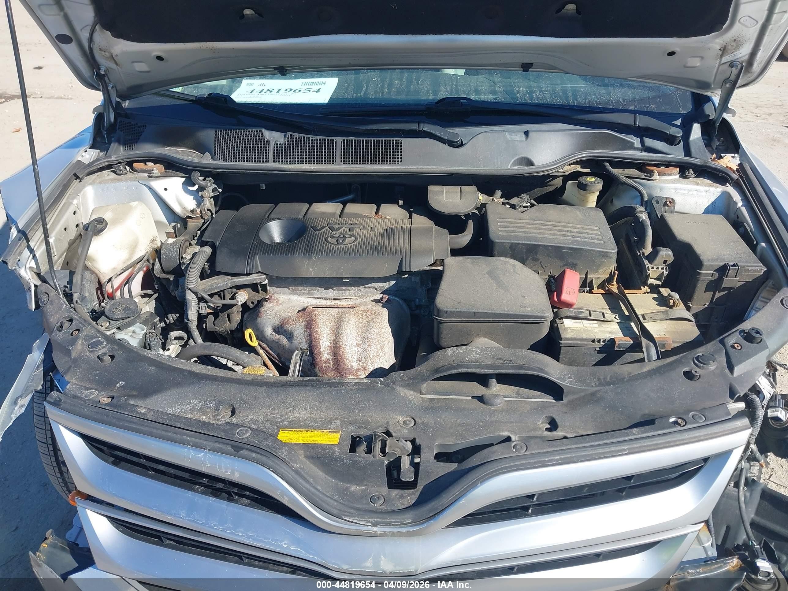 2013 Toyota Venza Le Silver vin: 4T3BA3BB4DU035776