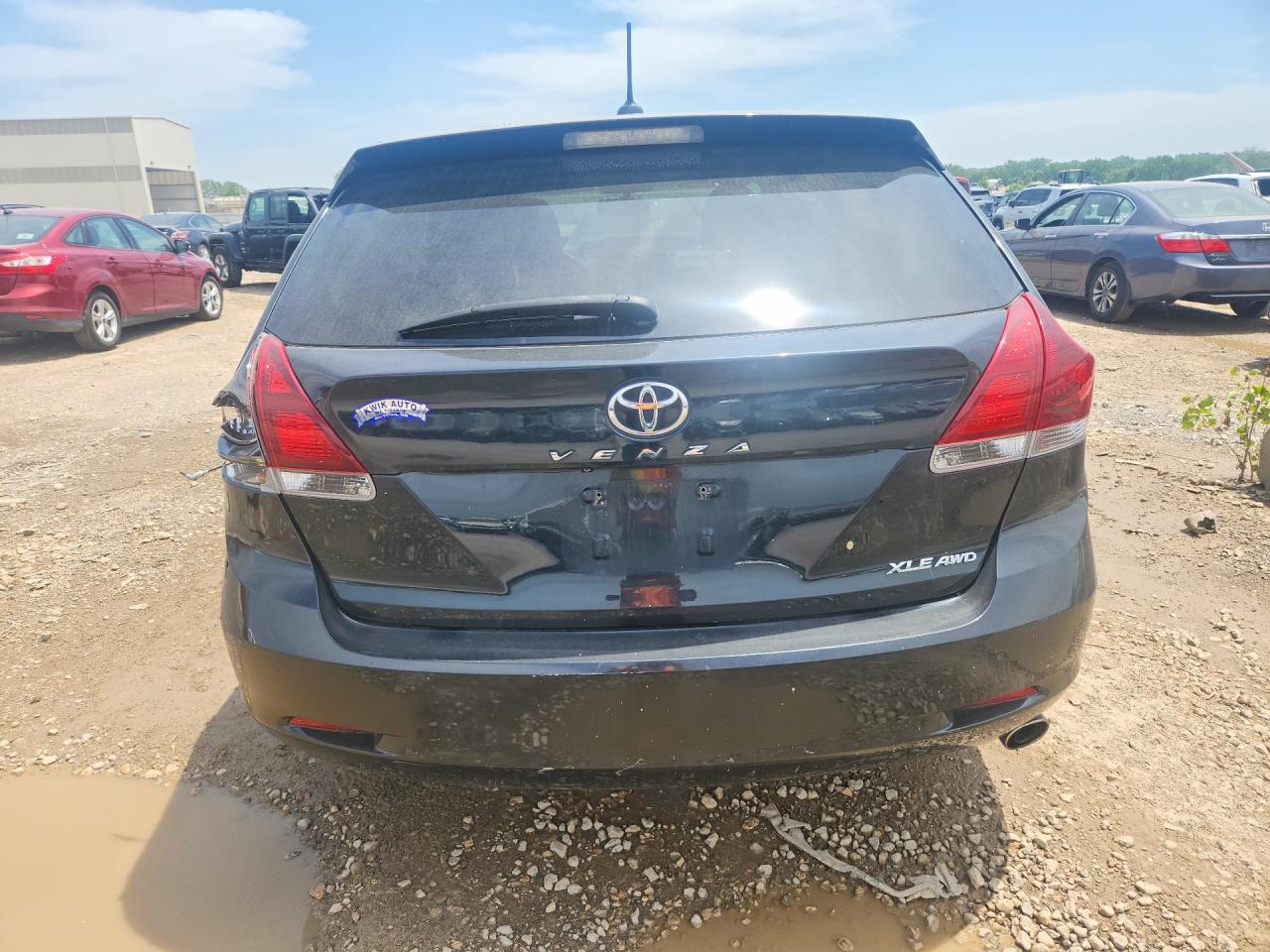 2013 Toyota Venza Xle Black vin: 4T3BA3BB4DU038855