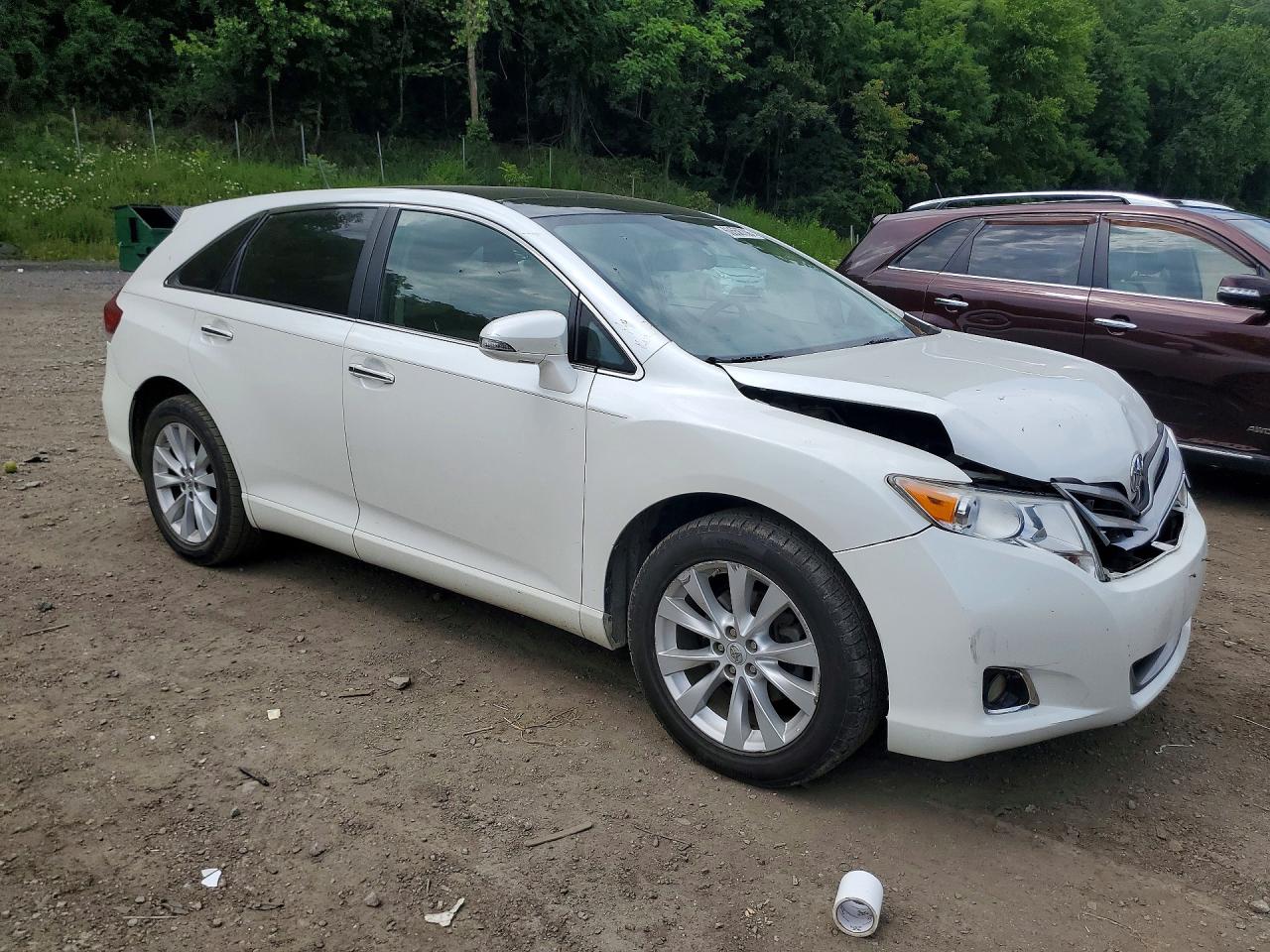 2013 Toyota Venza Xle White vin: 4T3BA3BB4DU042453