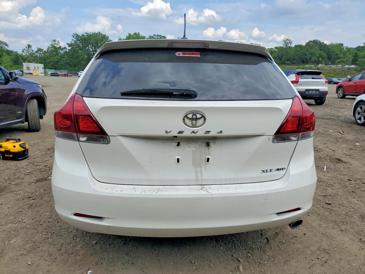2013 Toyota Venza Xle White vin: 4T3BA3BB4DU042453