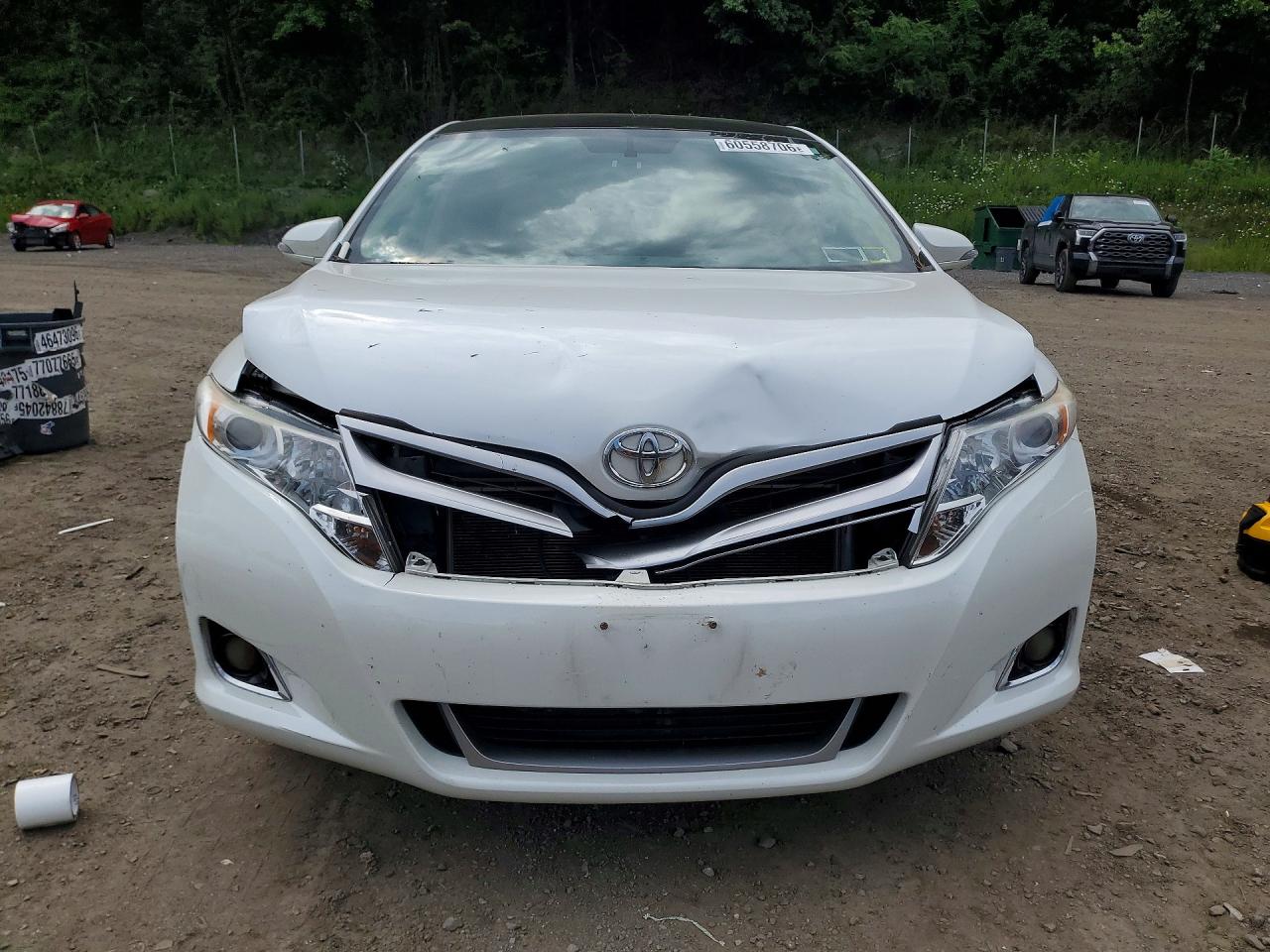 2013 Toyota Venza Xle White vin: 4T3BA3BB4DU042453