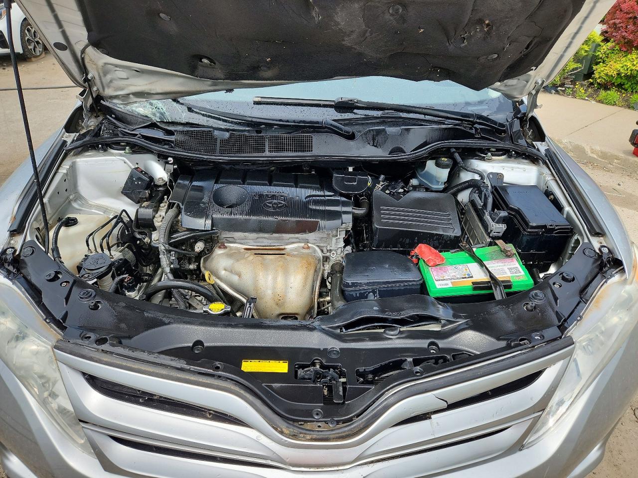 2013 Toyota Venza Le Silver vin: 4T3BA3BB4DU042632