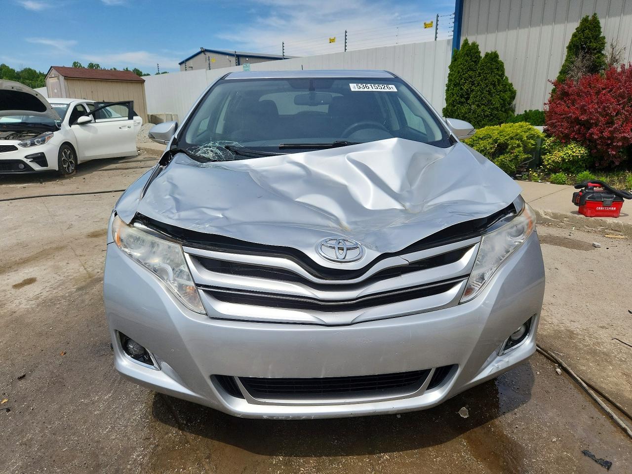 2013 Toyota Venza Le Silver vin: 4T3BA3BB4DU042632