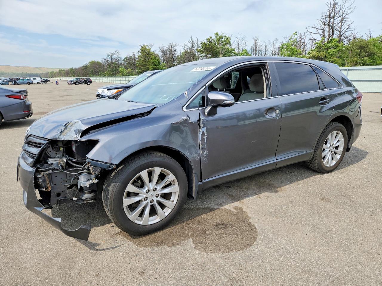 2013 Toyota Venza Le Gray vin: 4T3BA3BB4DU045921