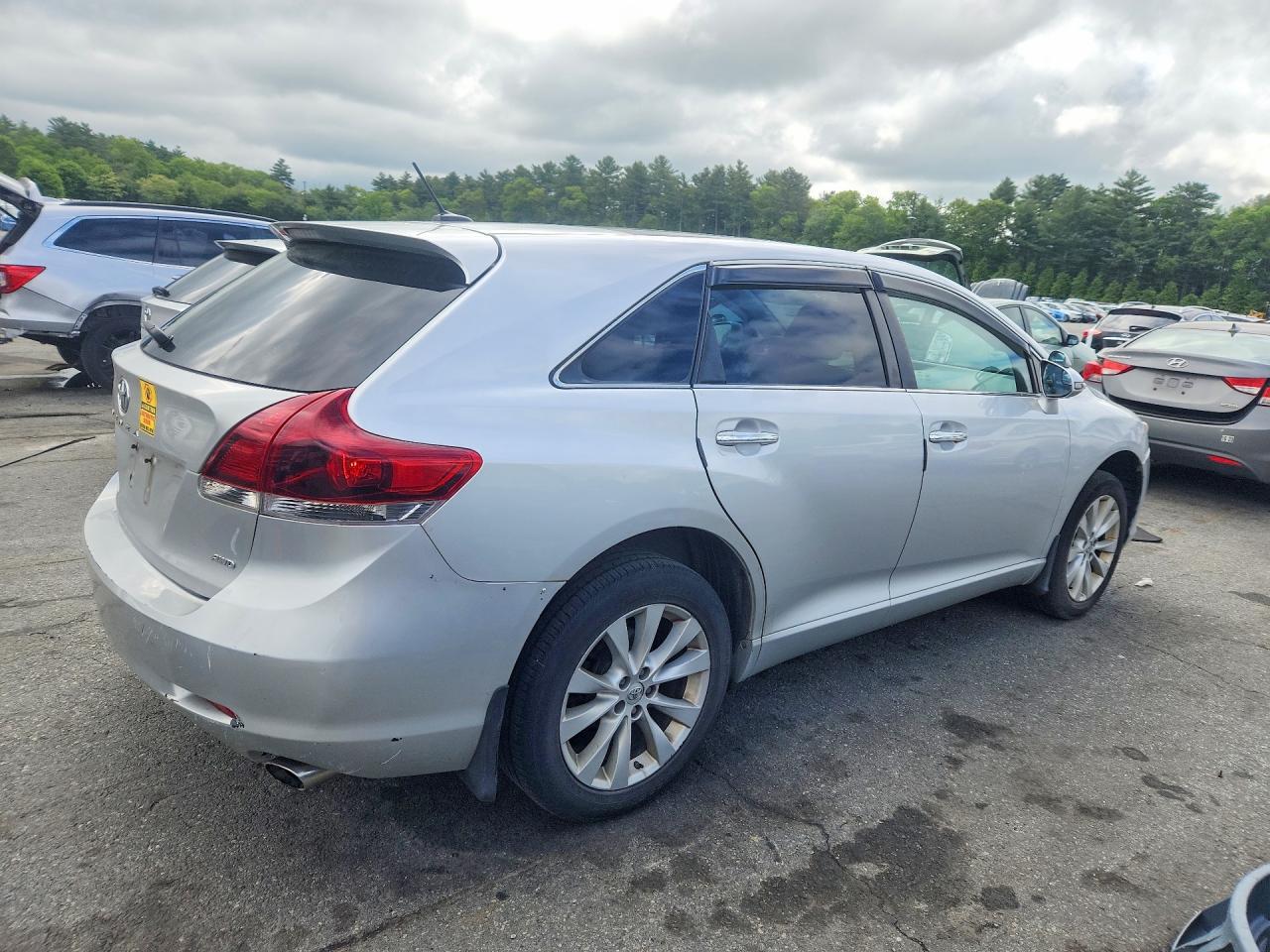 2013 Toyota Venza Xle Silver vin: 4T3BA3BB4DU048060