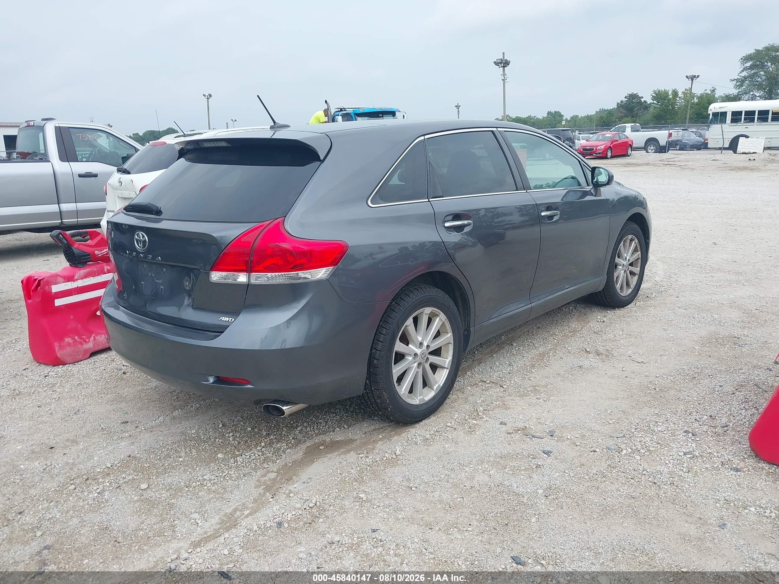 2011 Toyota Venza   Gray vin: 4T3BA3BB5BU020264