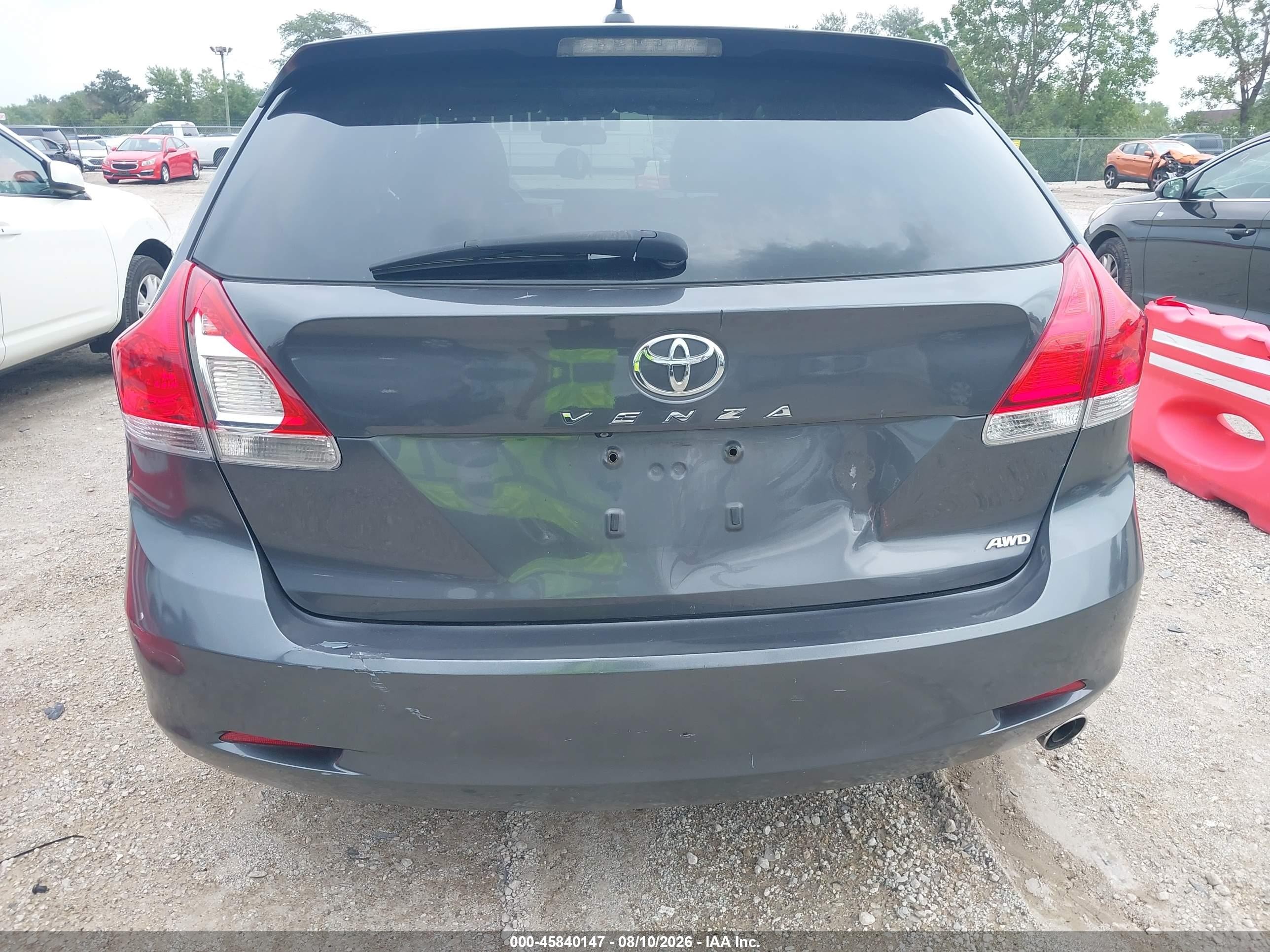 2011 Toyota Venza   Gray vin: 4T3BA3BB5BU020264