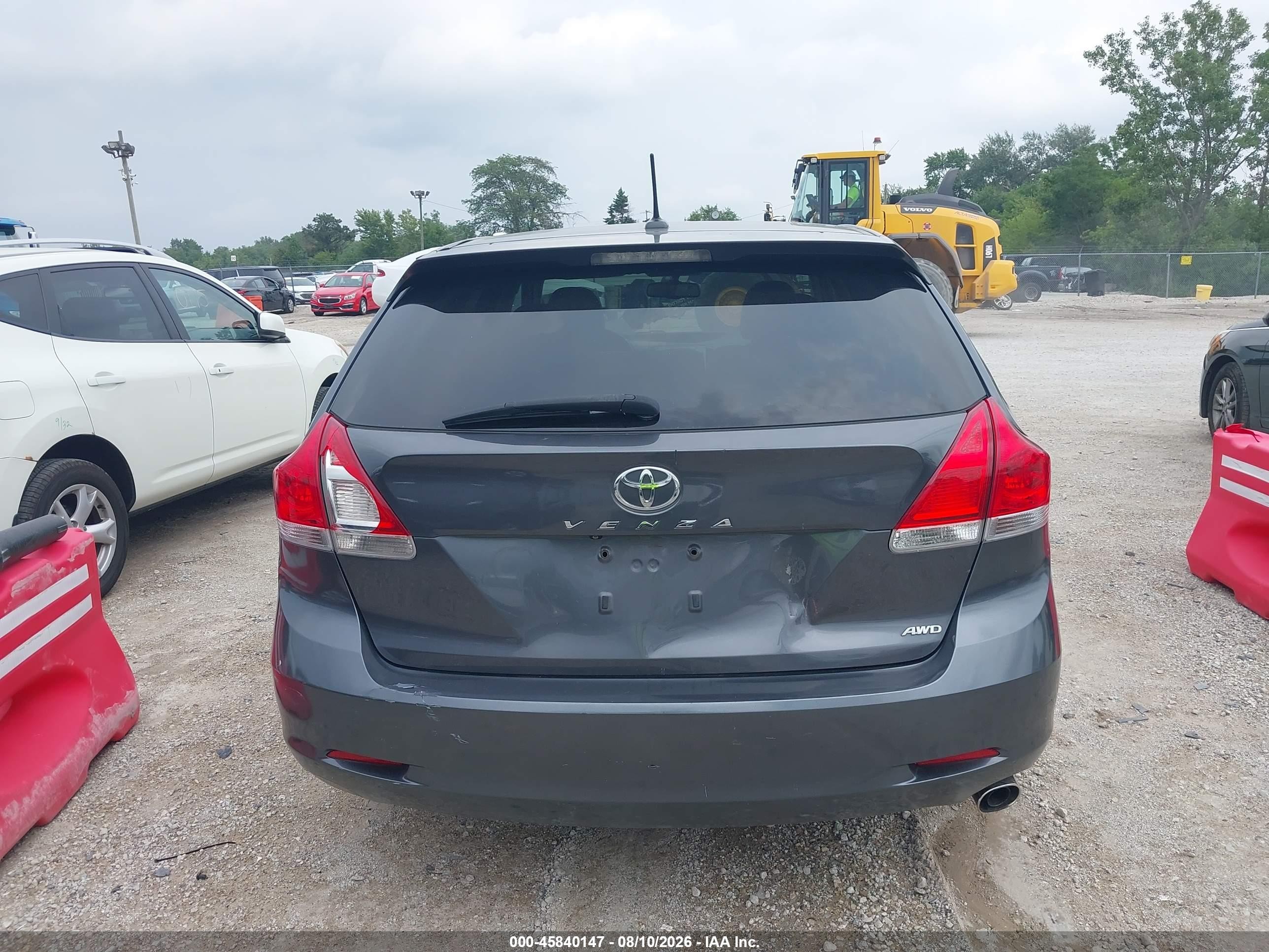 2011 Toyota Venza   Gray vin: 4T3BA3BB5BU020264
