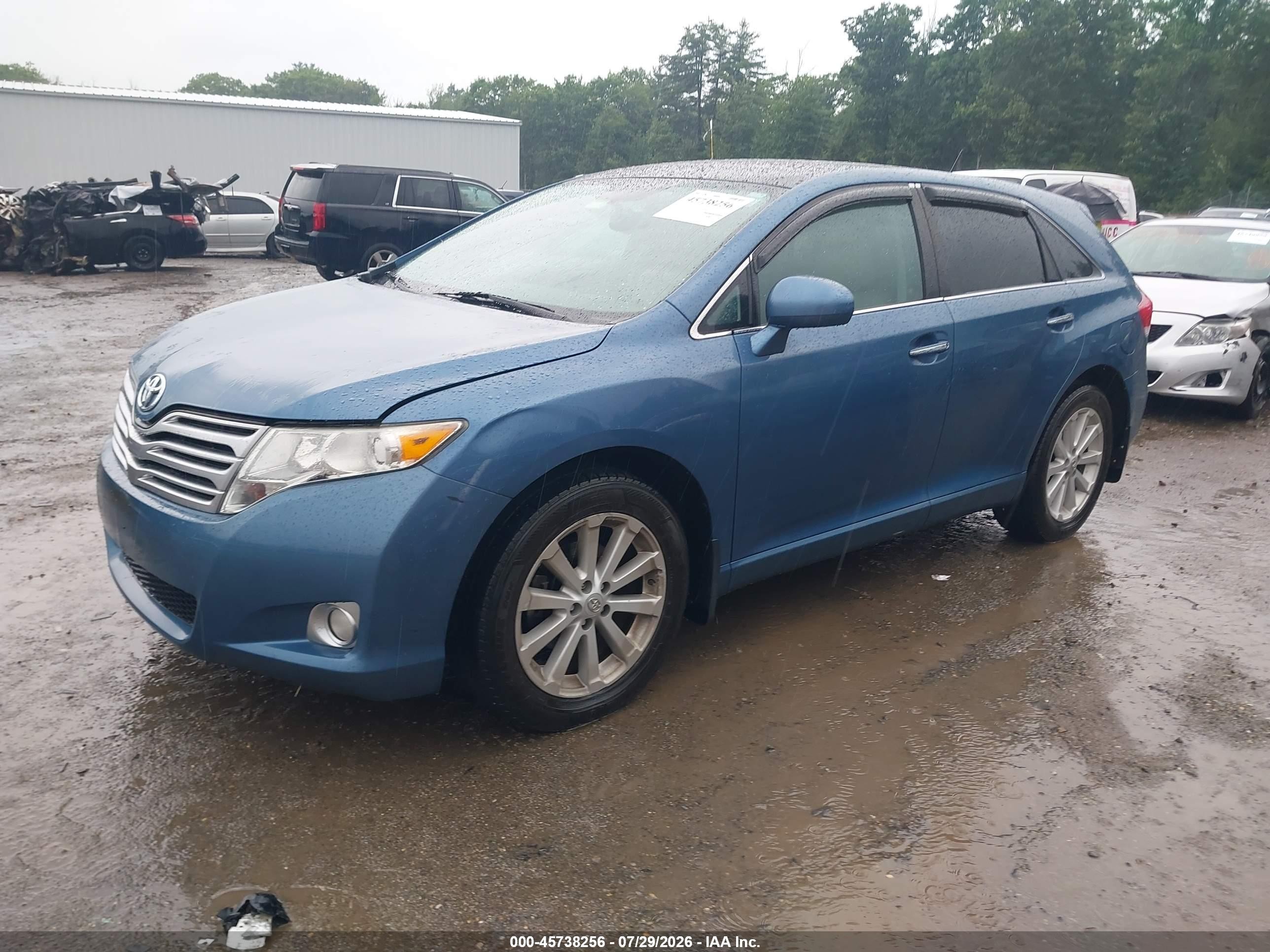 2011 Toyota Venza   Blue vin: 4T3BA3BB5BU023018