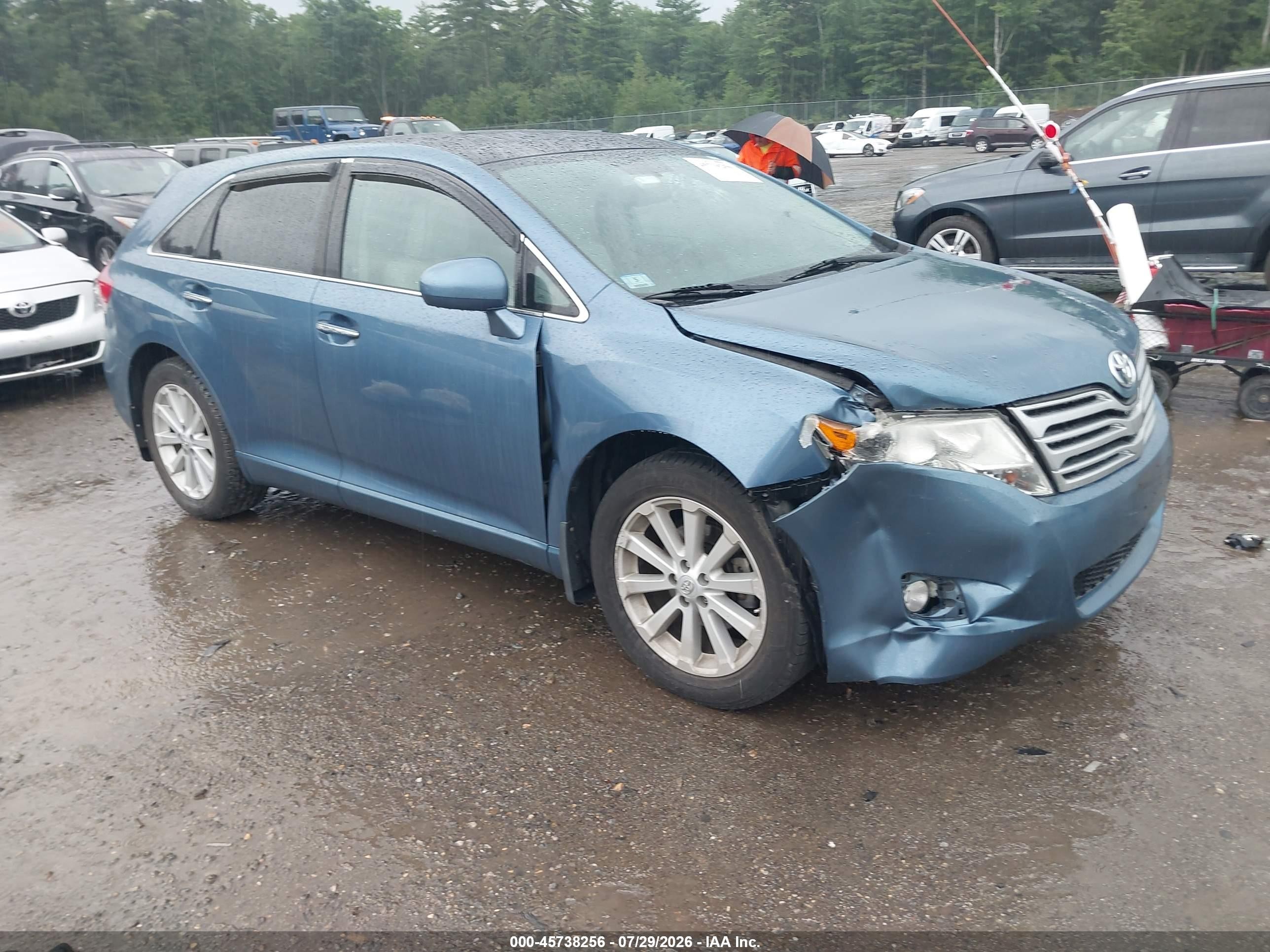 2011 Toyota Venza   Blue vin: 4T3BA3BB5BU023018