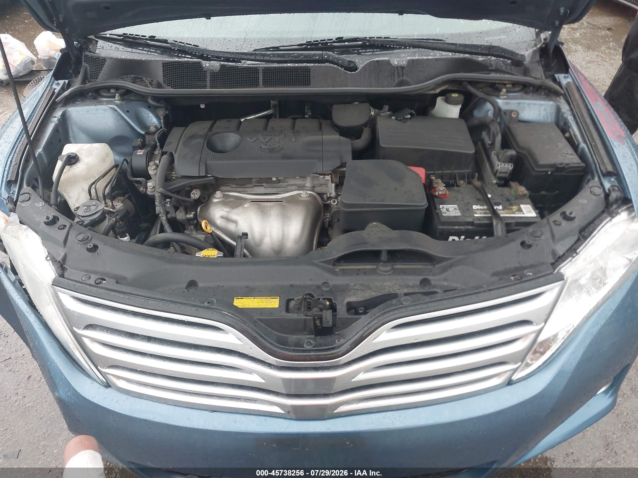 2011 Toyota Venza   Blue vin: 4T3BA3BB5BU023018