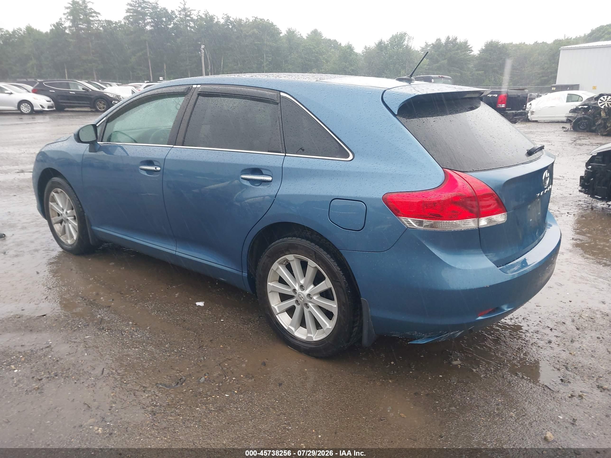 2011 Toyota Venza   Blue vin: 4T3BA3BB5BU023018