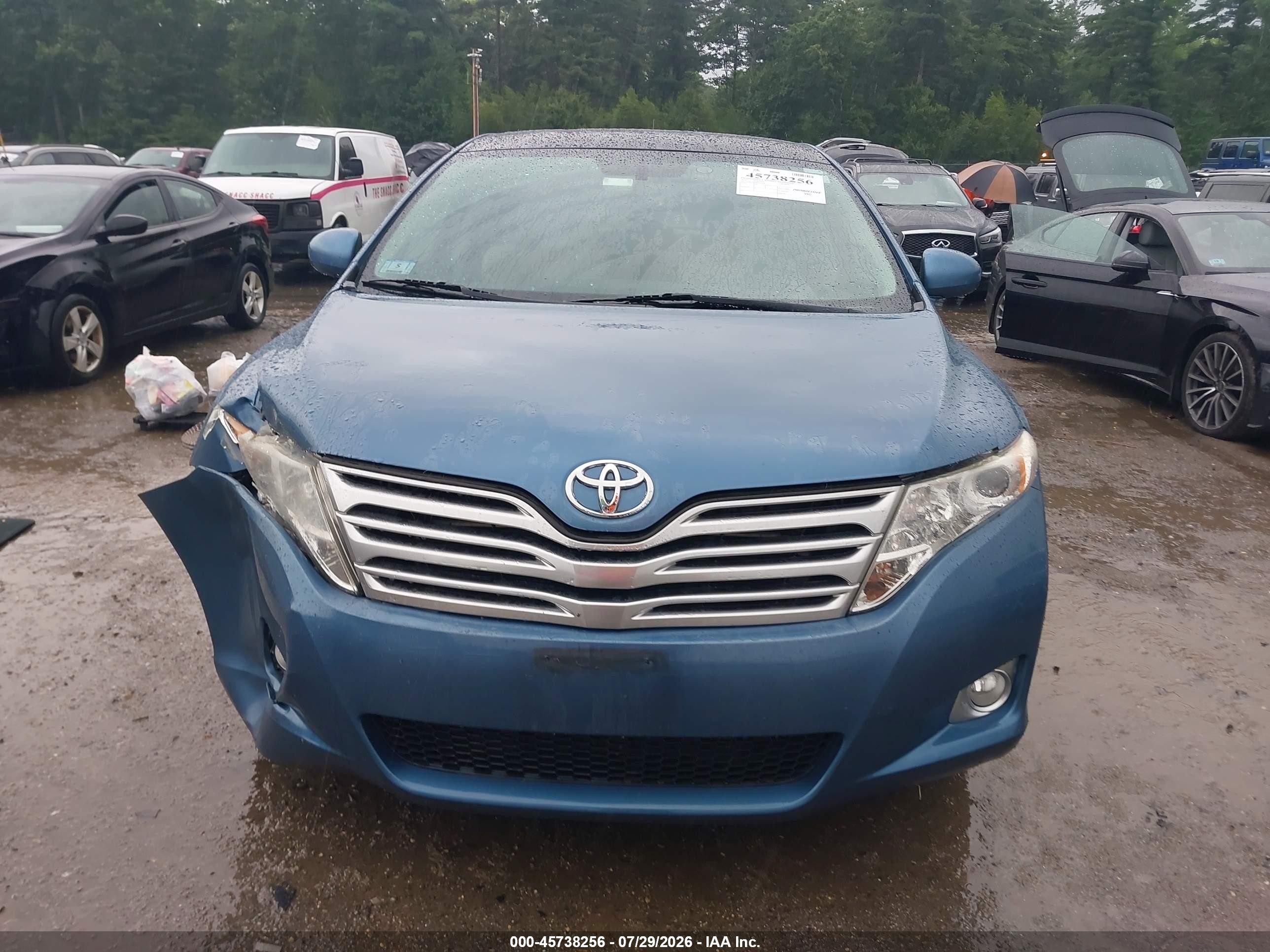 2011 Toyota Venza   Blue vin: 4T3BA3BB5BU023018