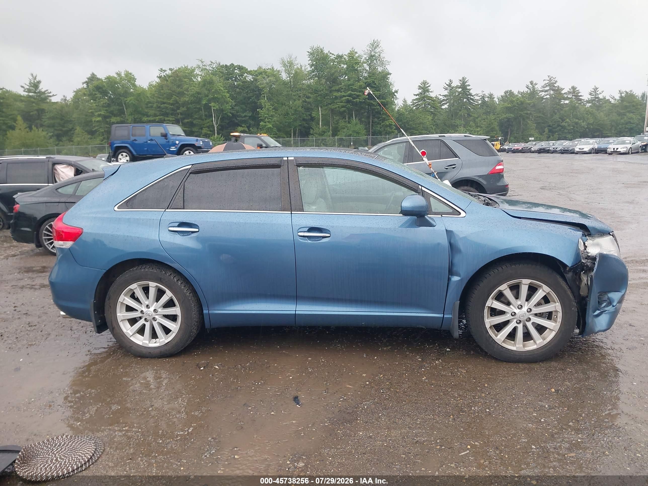 2011 Toyota Venza   Blue vin: 4T3BA3BB5BU023018