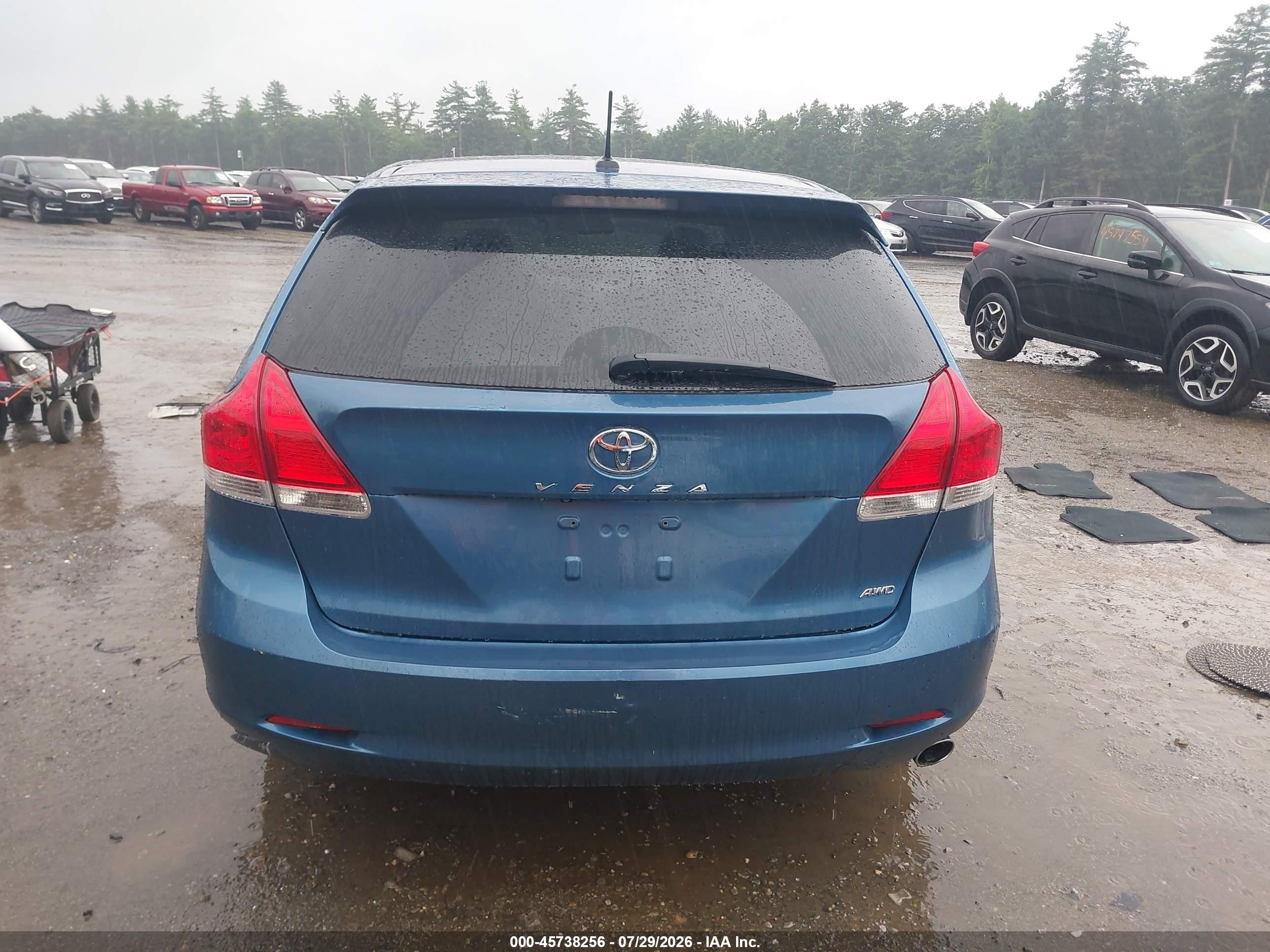 2011 Toyota Venza   Blue vin: 4T3BA3BB5BU023018