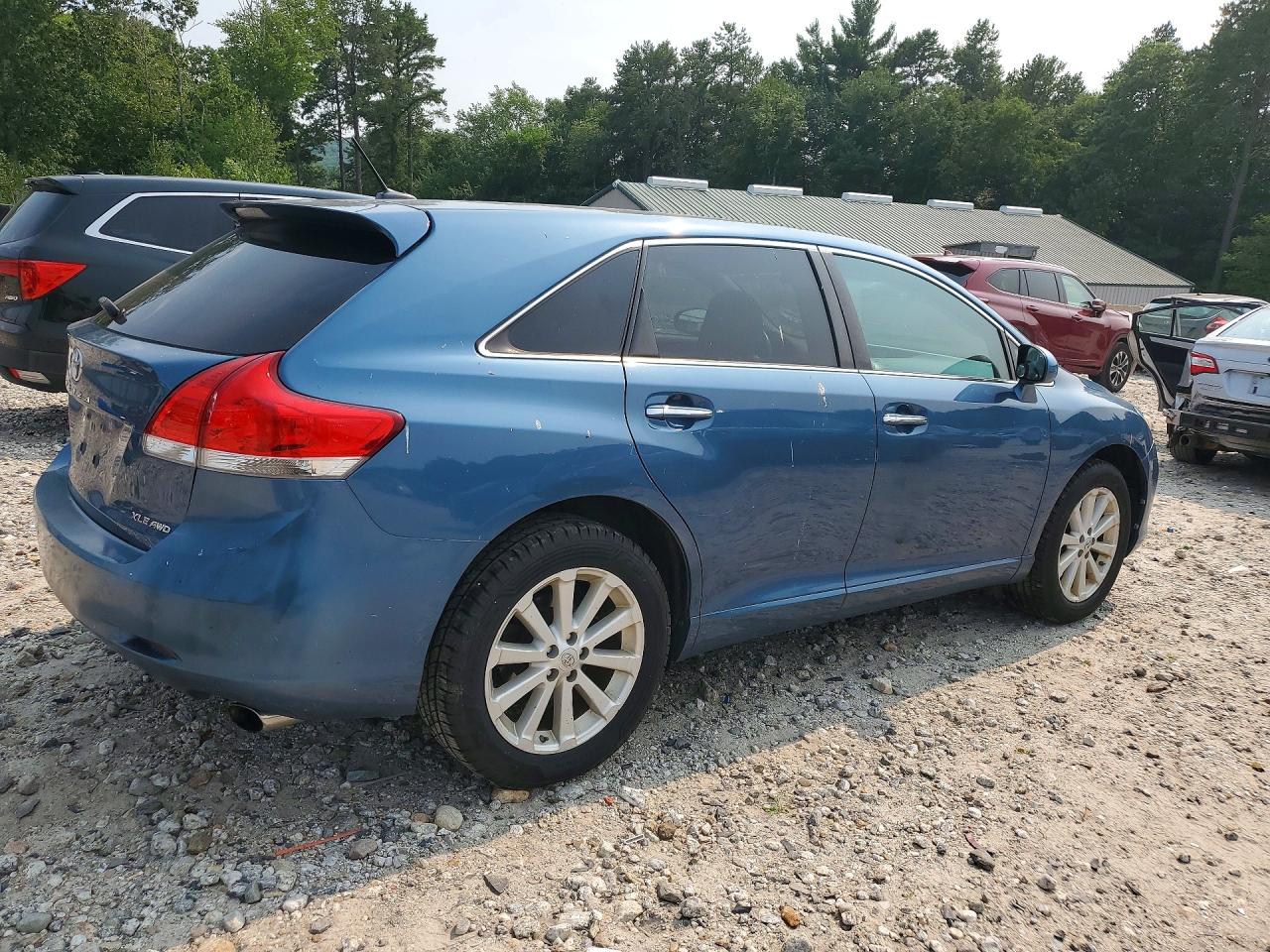 2012 Toyota Venza Xle Blue vin: 4T3BA3BB5CU031749