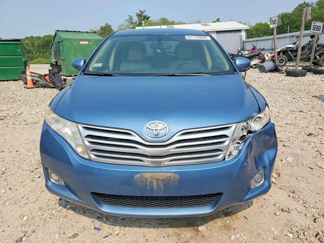 2012 Toyota Venza Xle Blue vin: 4T3BA3BB5CU031749