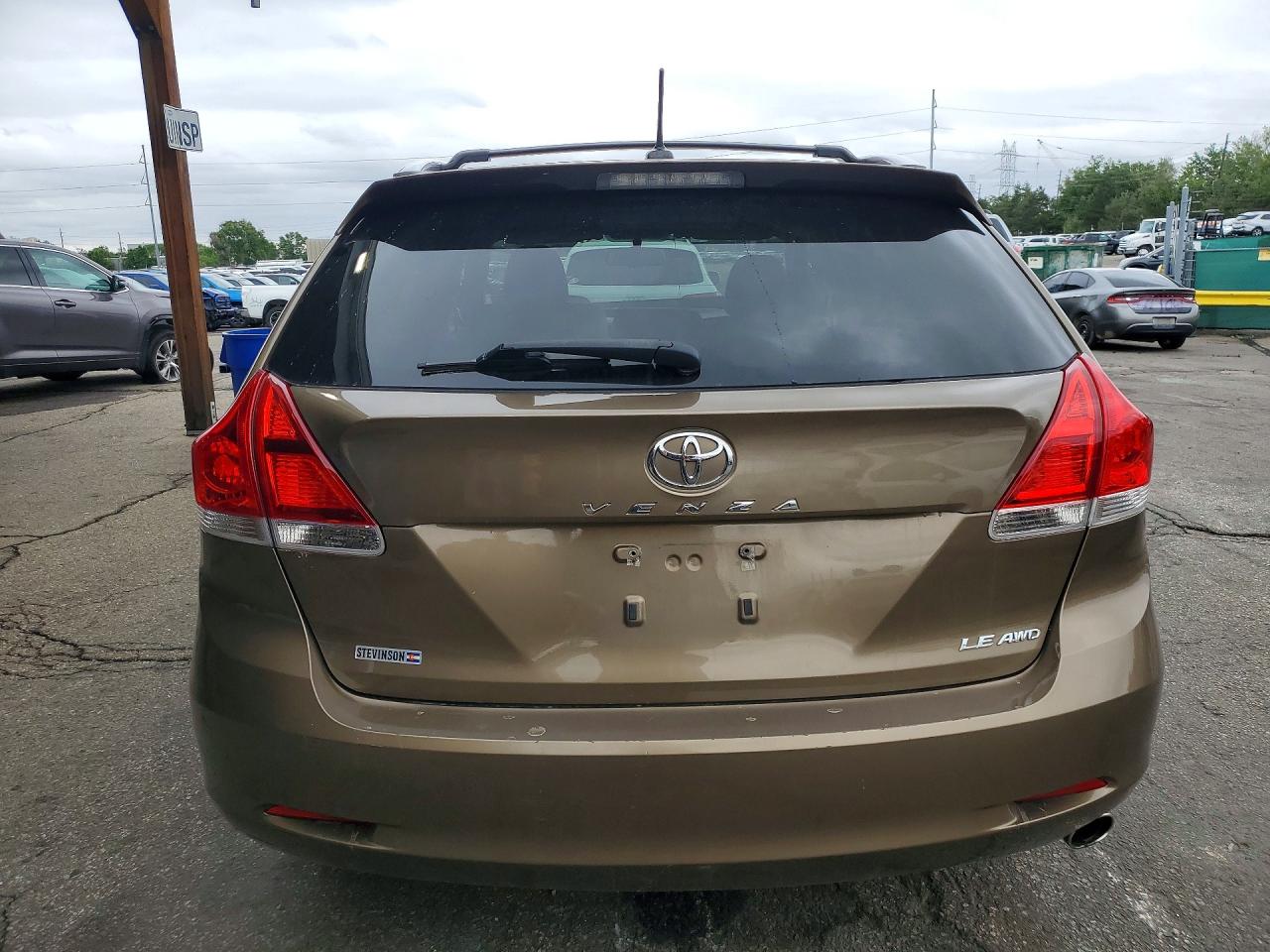 2012 Toyota Venza Le Brown vin: 4T3BA3BB5CU033887