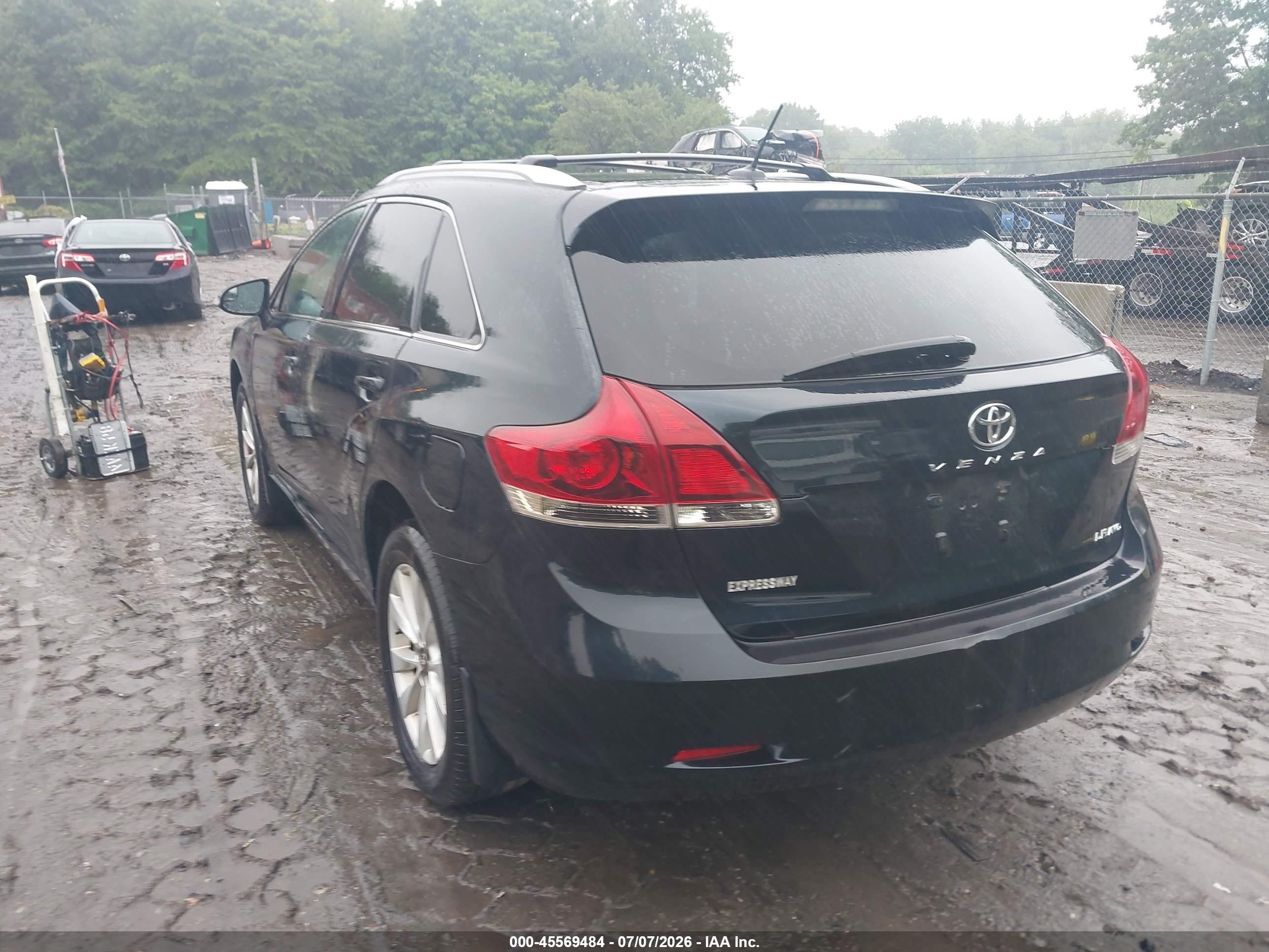2013 Toyota Venza Le Black vin: 4T3BA3BB5DU034765