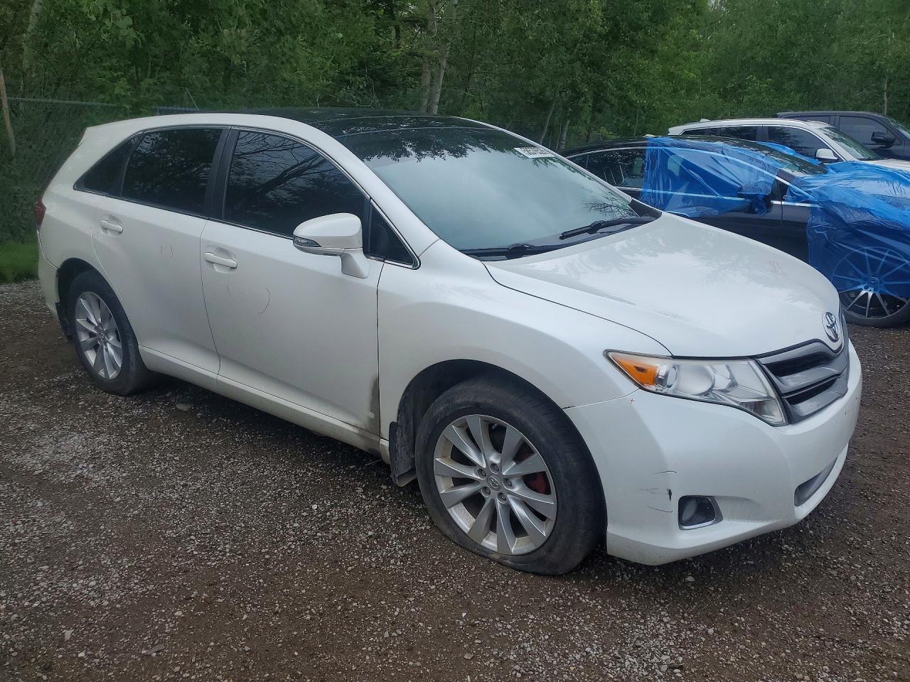 2014 Toyota Venza Le Белый vin: 4T3BA3BB5EU055777