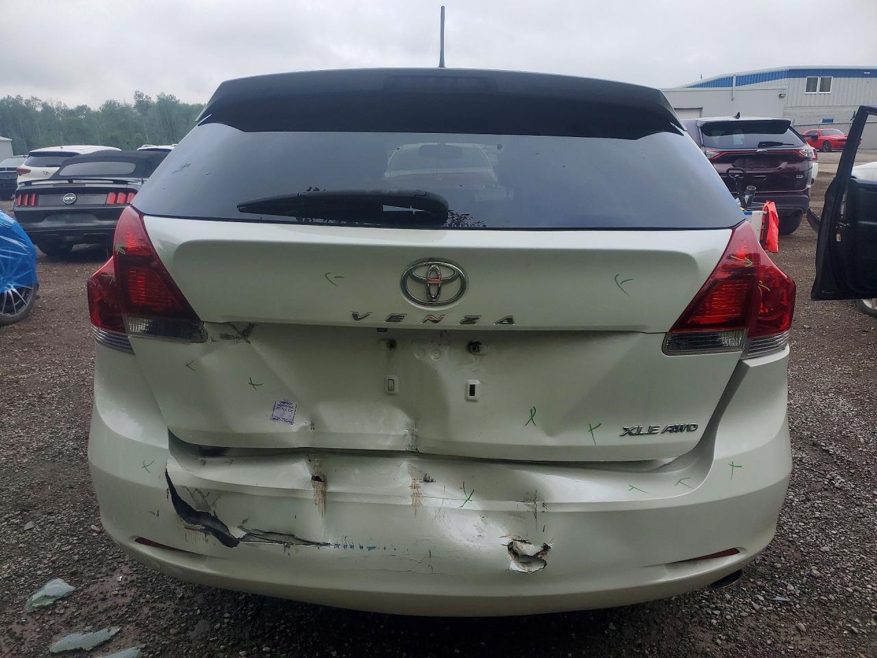 2014 Toyota Venza Le Белый vin: 4T3BA3BB5EU055777