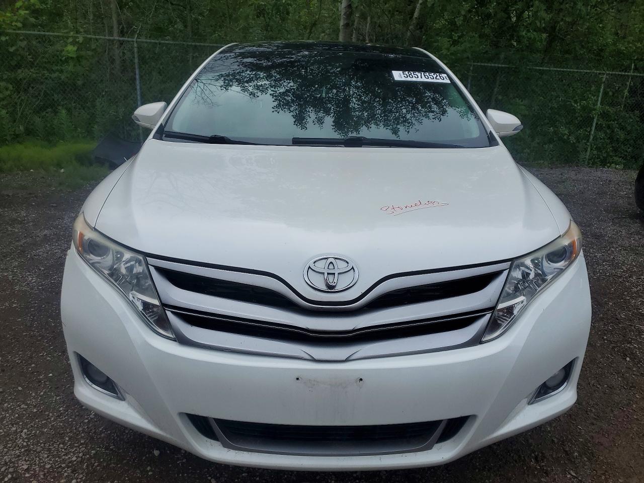 2014 Toyota Venza Le Белый vin: 4T3BA3BB5EU055777