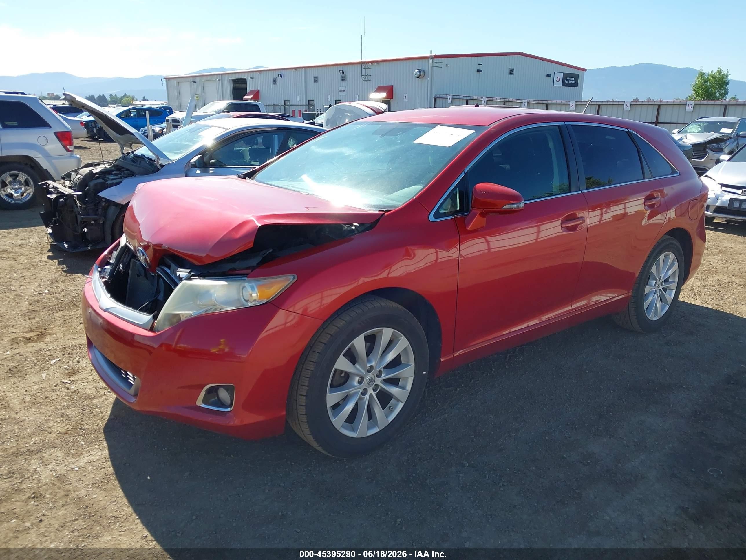2015 Toyota Venza Le Red vin: 4T3BA3BB5FU067350
